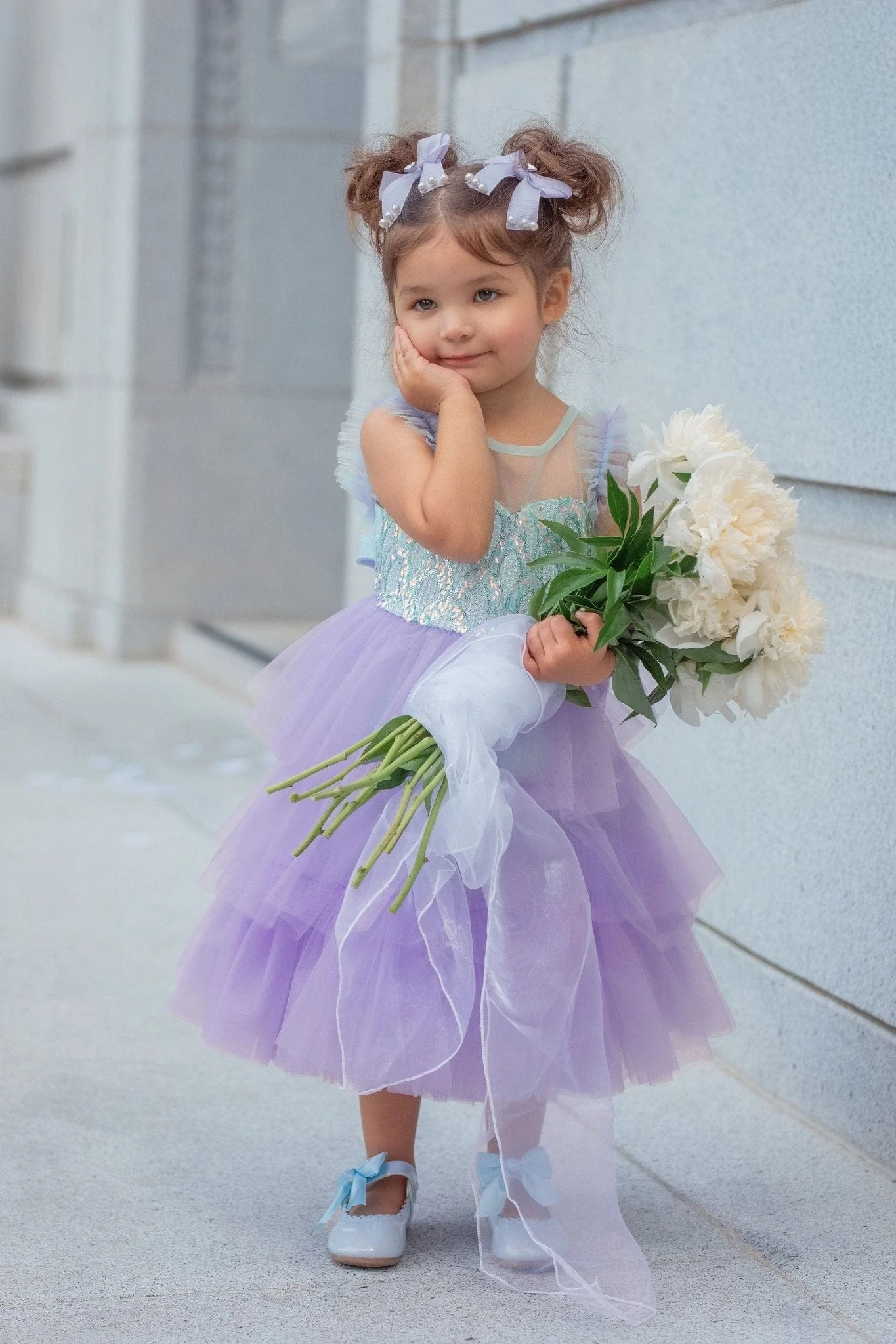 Lilac Dream Tiered Fairy Dress - Image 6