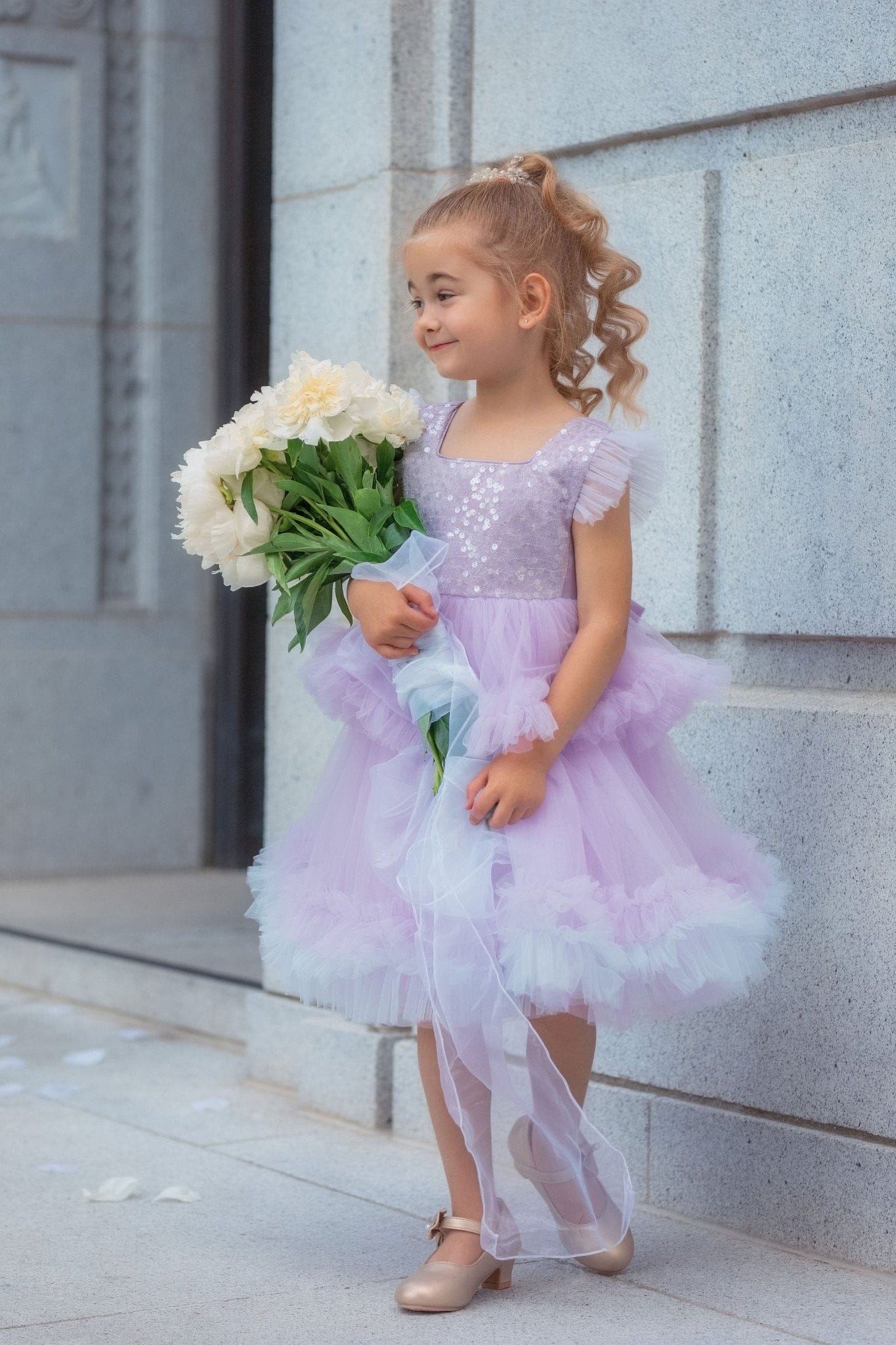 Lilac Fairy Twirl Dress - Image 2