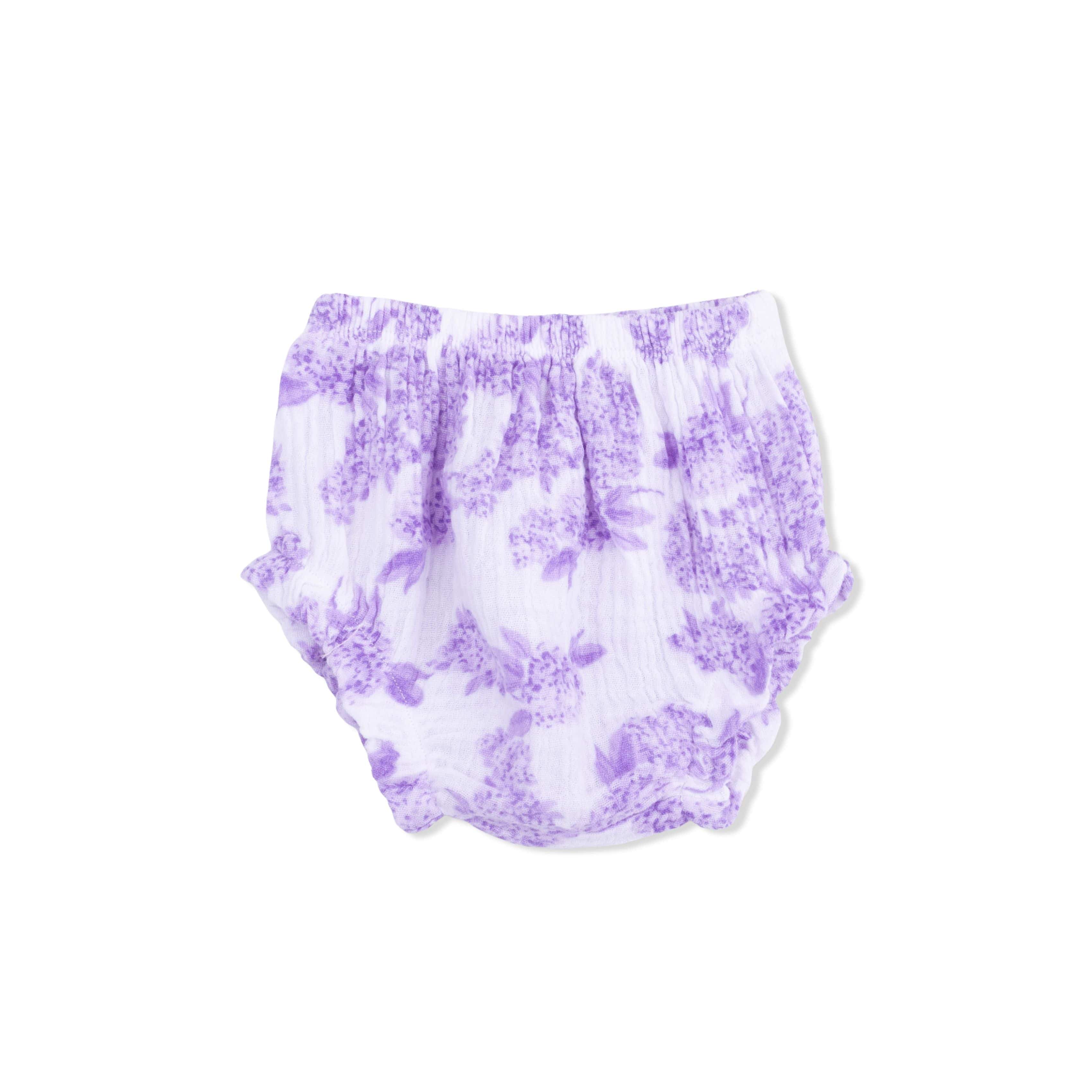Baby Doll Tunic and Bloomer Set - Lilac Floral - Image 4