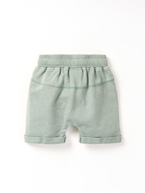 Cotton Harem Short - Basil Wash - Image 7