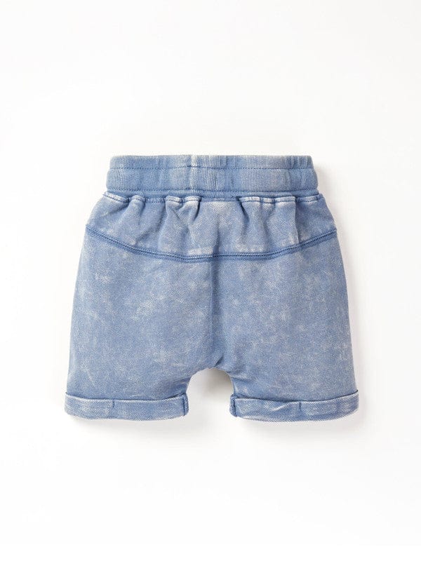 Cotton Harem Short - Navy Wash - Image 4