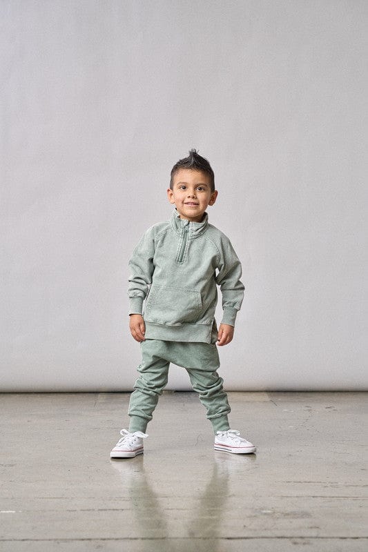Cotton Jogger - Basil Wash - Image 2