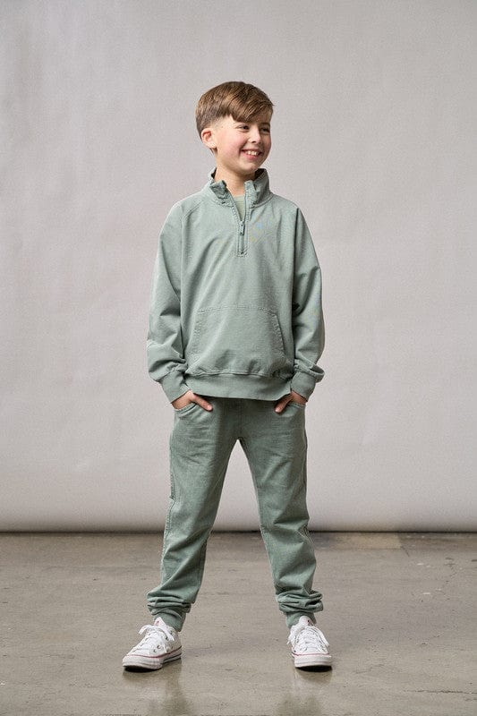 Cotton Jogger - Basil Wash - Image 3