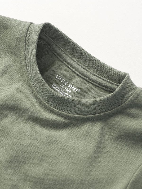 Elevated Tee Shirt - Basil - Image 5