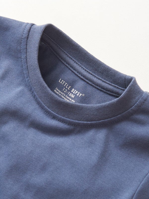 Elevated Tee Shirt - Navy - Image 5