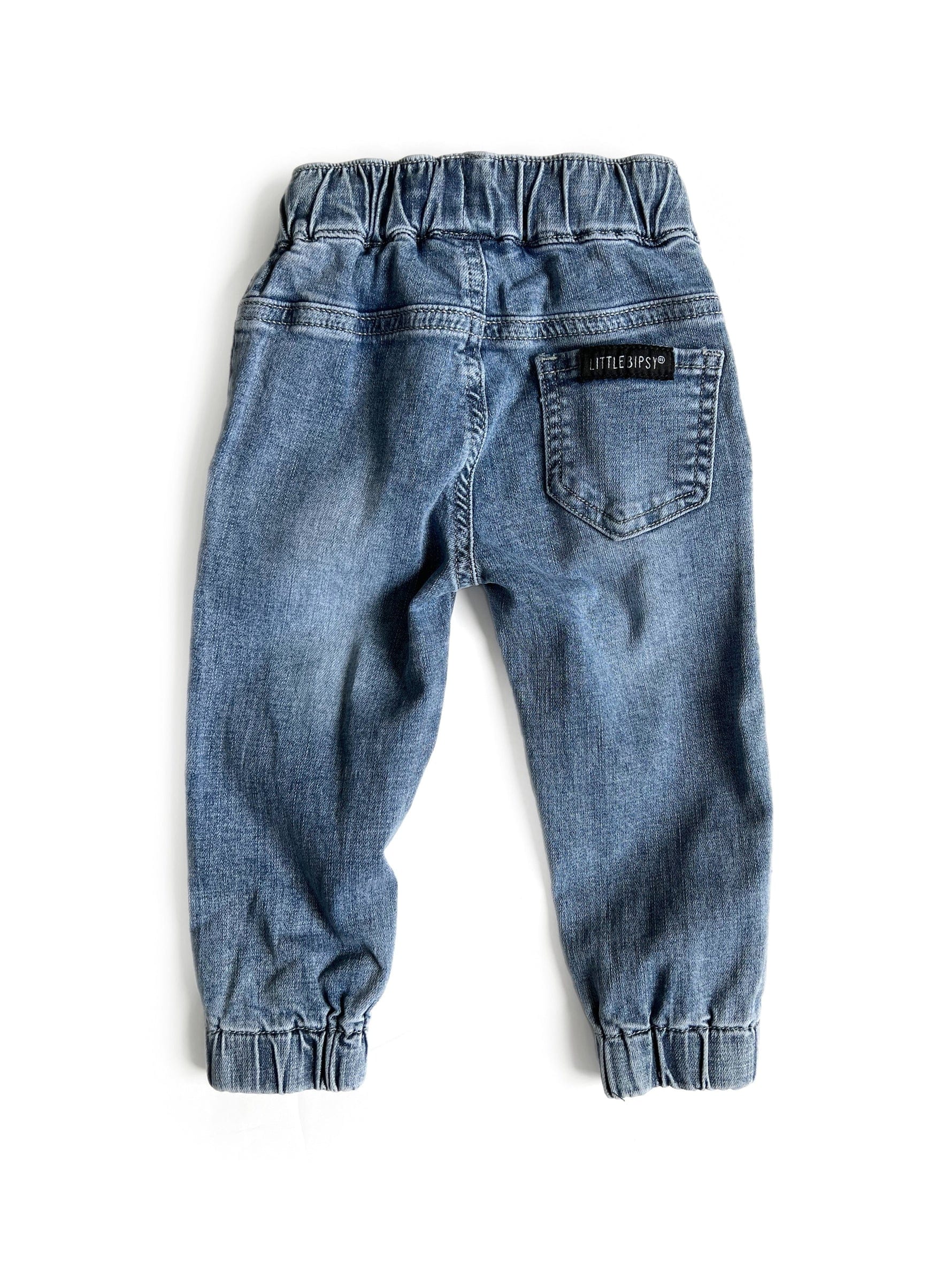 Kids Cotton Denim Jogger Jeans - Image 8