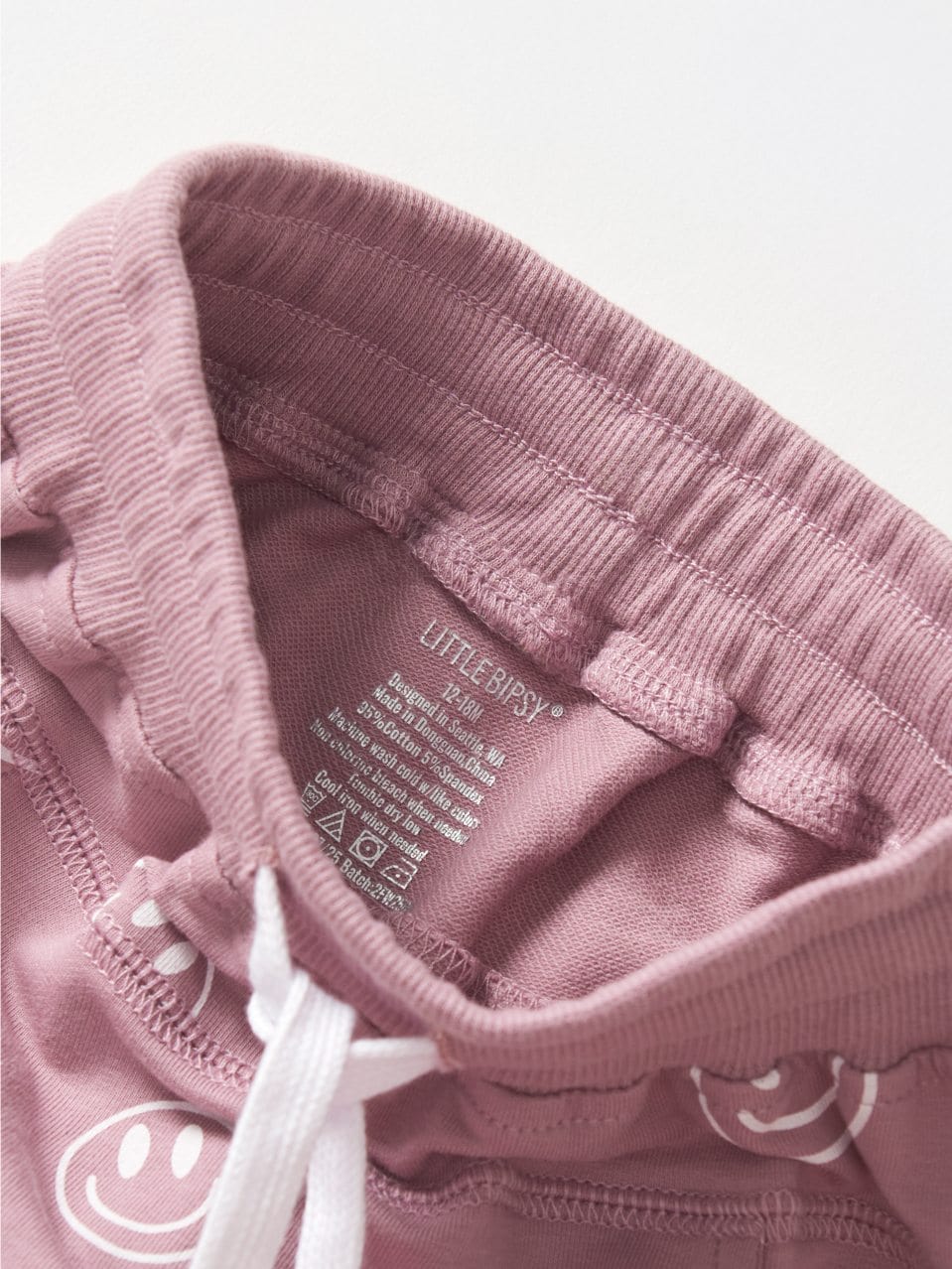 Kids Smiley Jogger - Dusty Purple - Image 6
