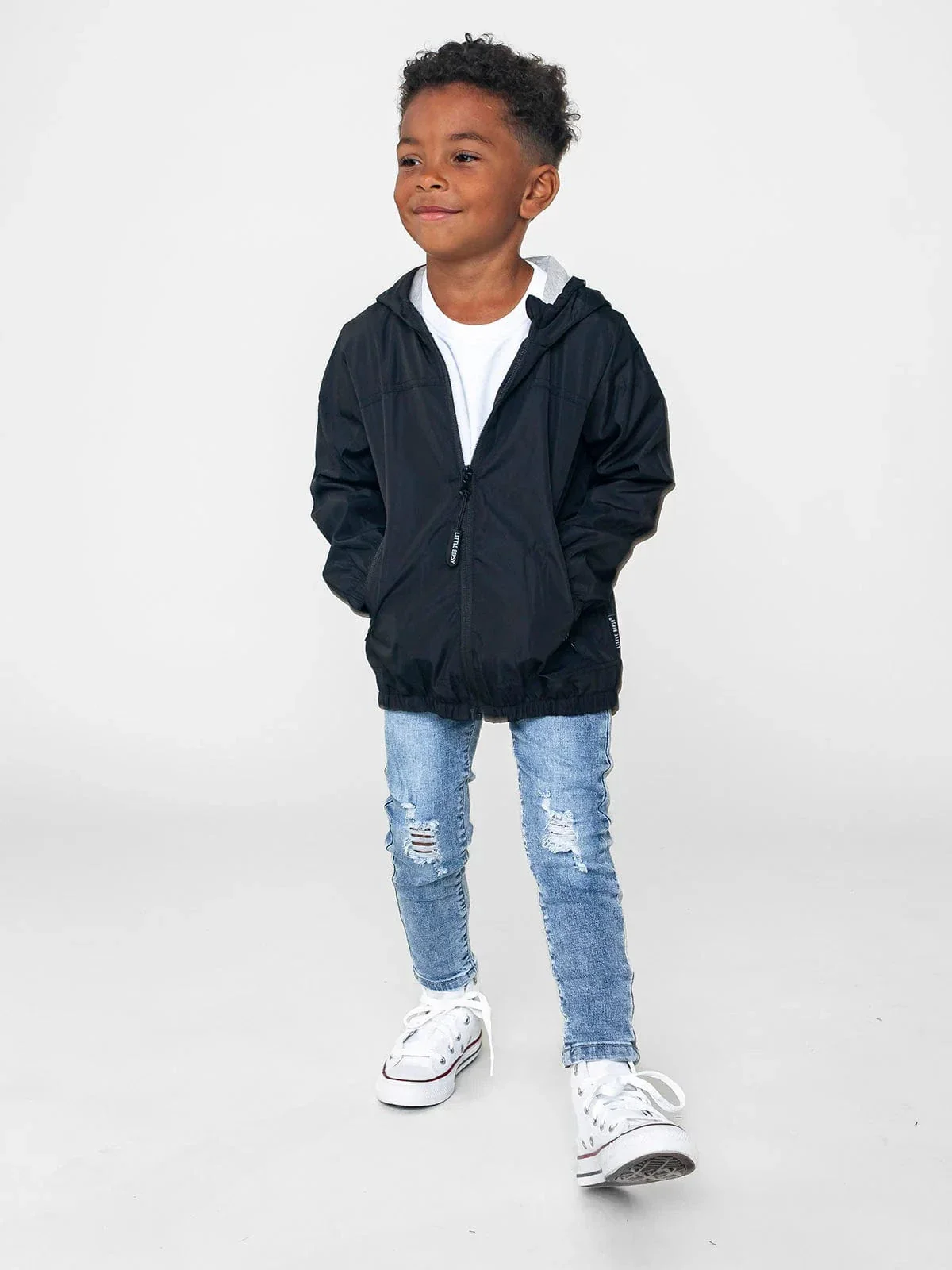 Light Wash Distressed Denim Jeans - Image 2