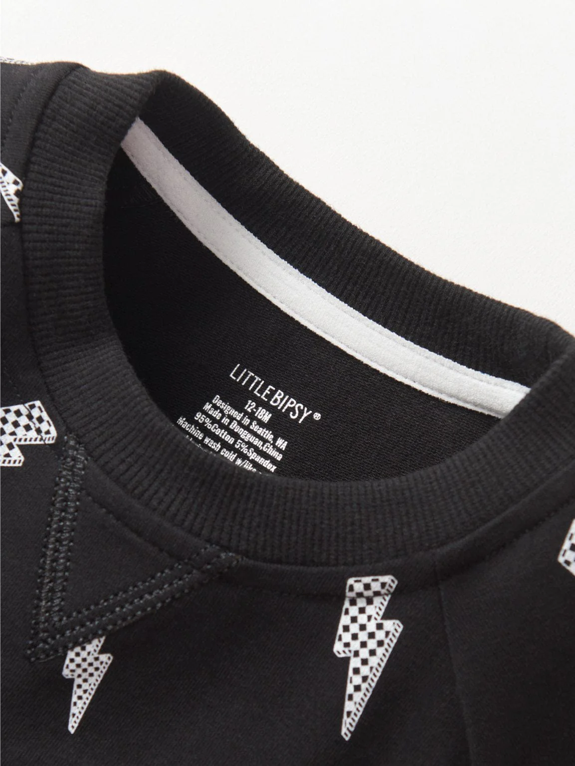 Lightning Bolt Pullover - Black - Image 5