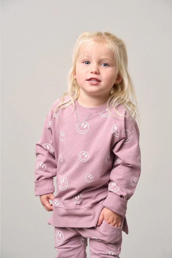 Smiley Pullover - Dusty Purple - Image 2