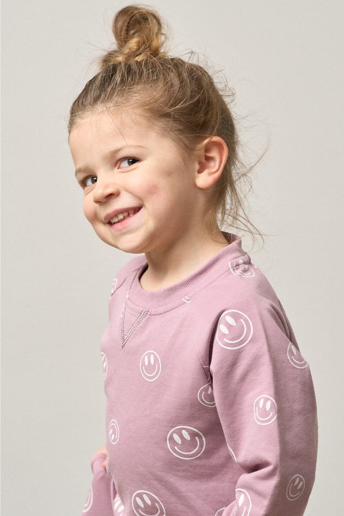 Smiley Pullover - Dusty Purple - Image 3