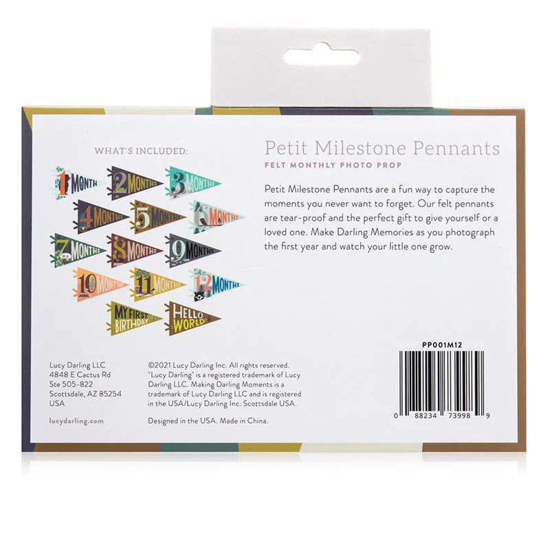 Little Camper Petit Milestone Pennants - Image 6