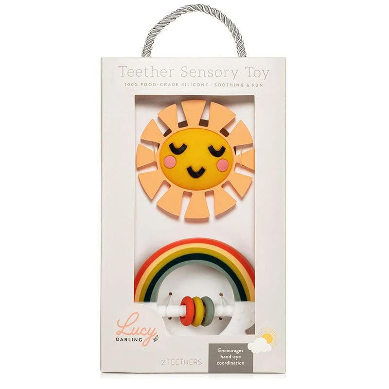 Little Rainbow Baby Teether Toy Set - Image 5