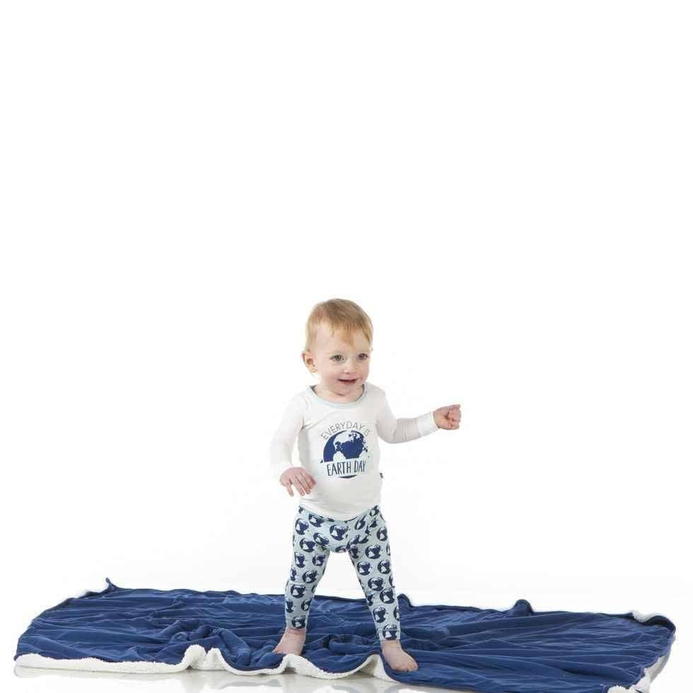 Print Bamboo Long Sleeve Pajama Set - Spring Sky Environmental Protection - Image 2