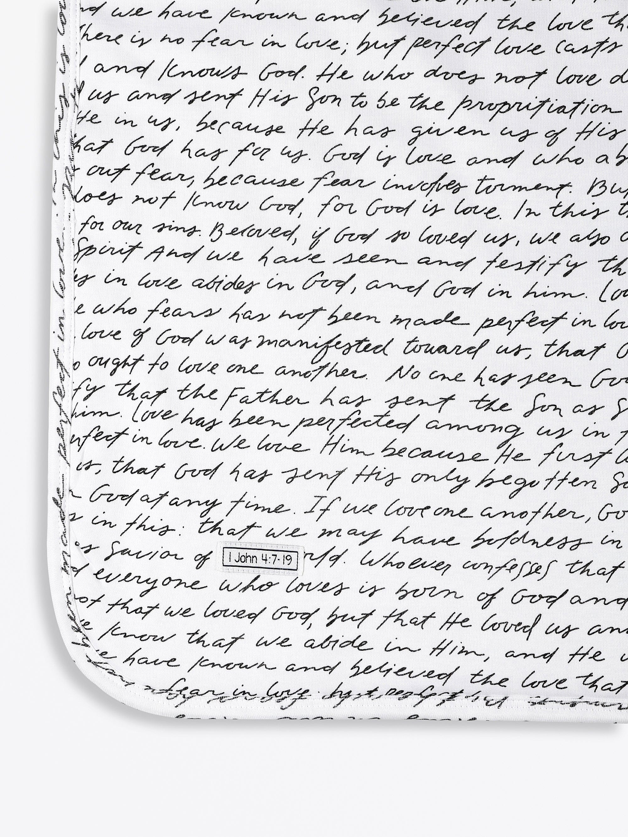 Love One Another Cotton Blanket - Image 2