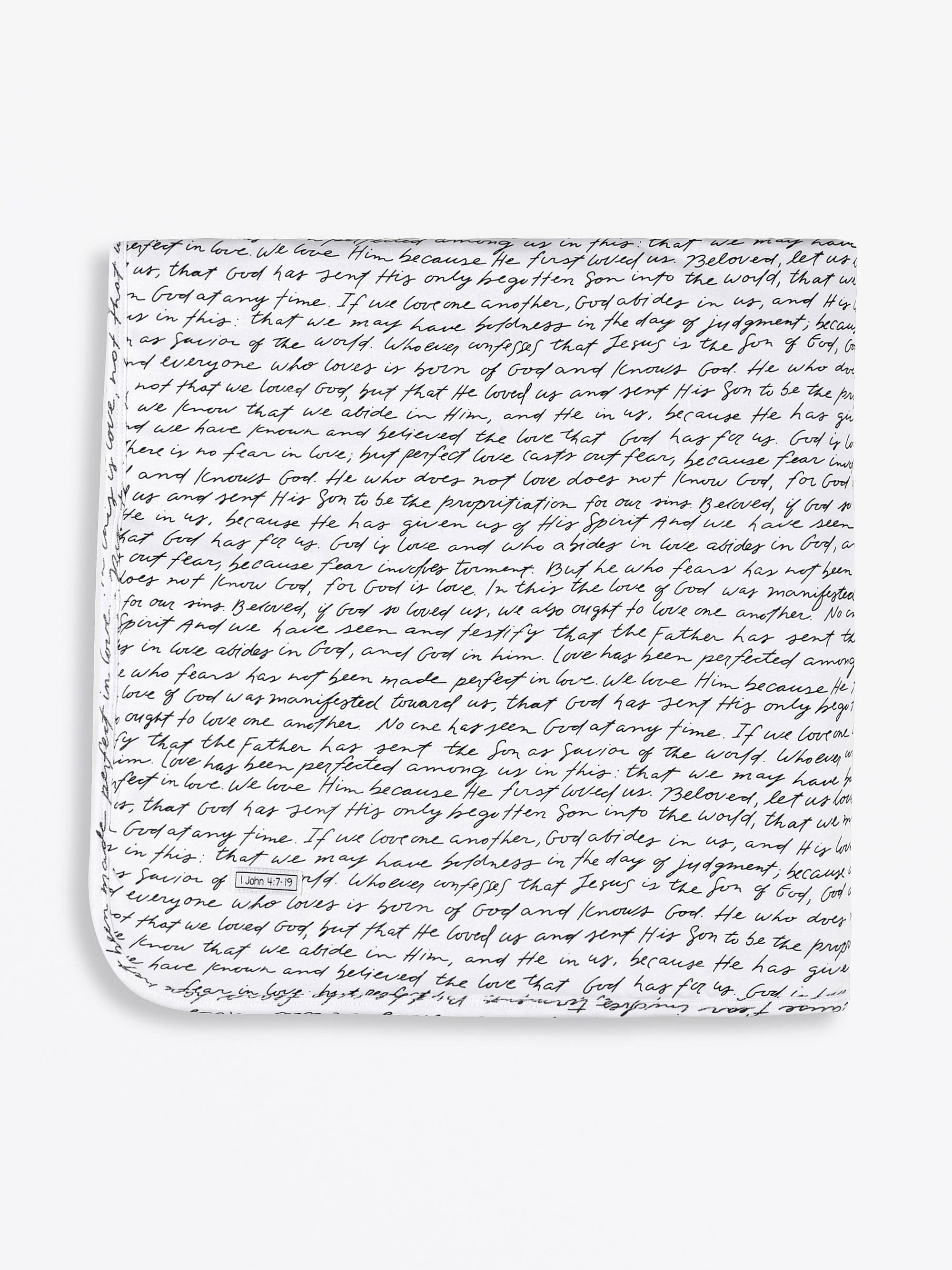 Love One Another Cotton Blanket - Image 3