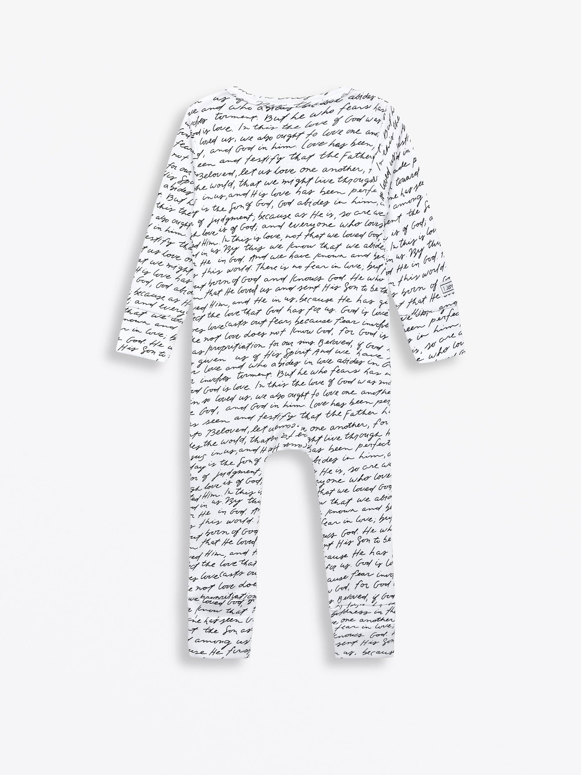 Love One Another Cotton Footless Onesie - Image 4