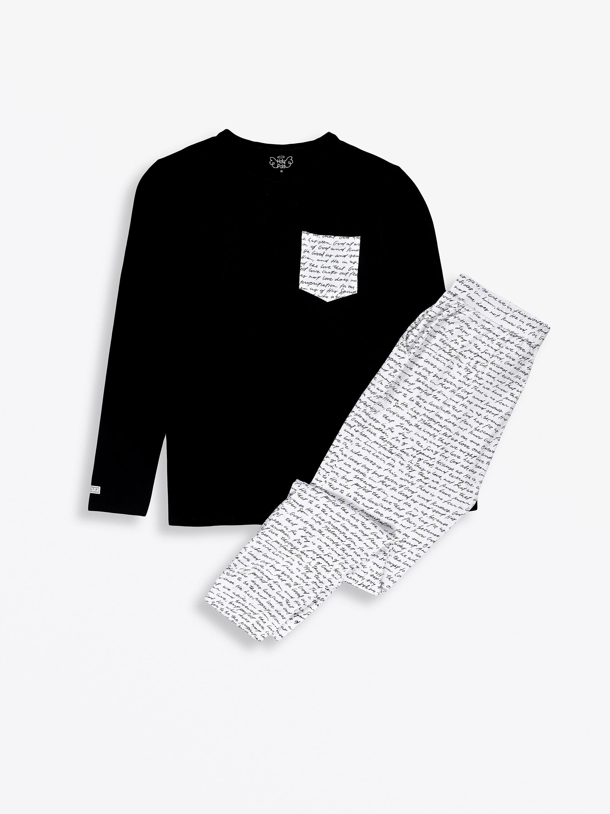 Love One Another Cotton Mens PJ Set - Image 2