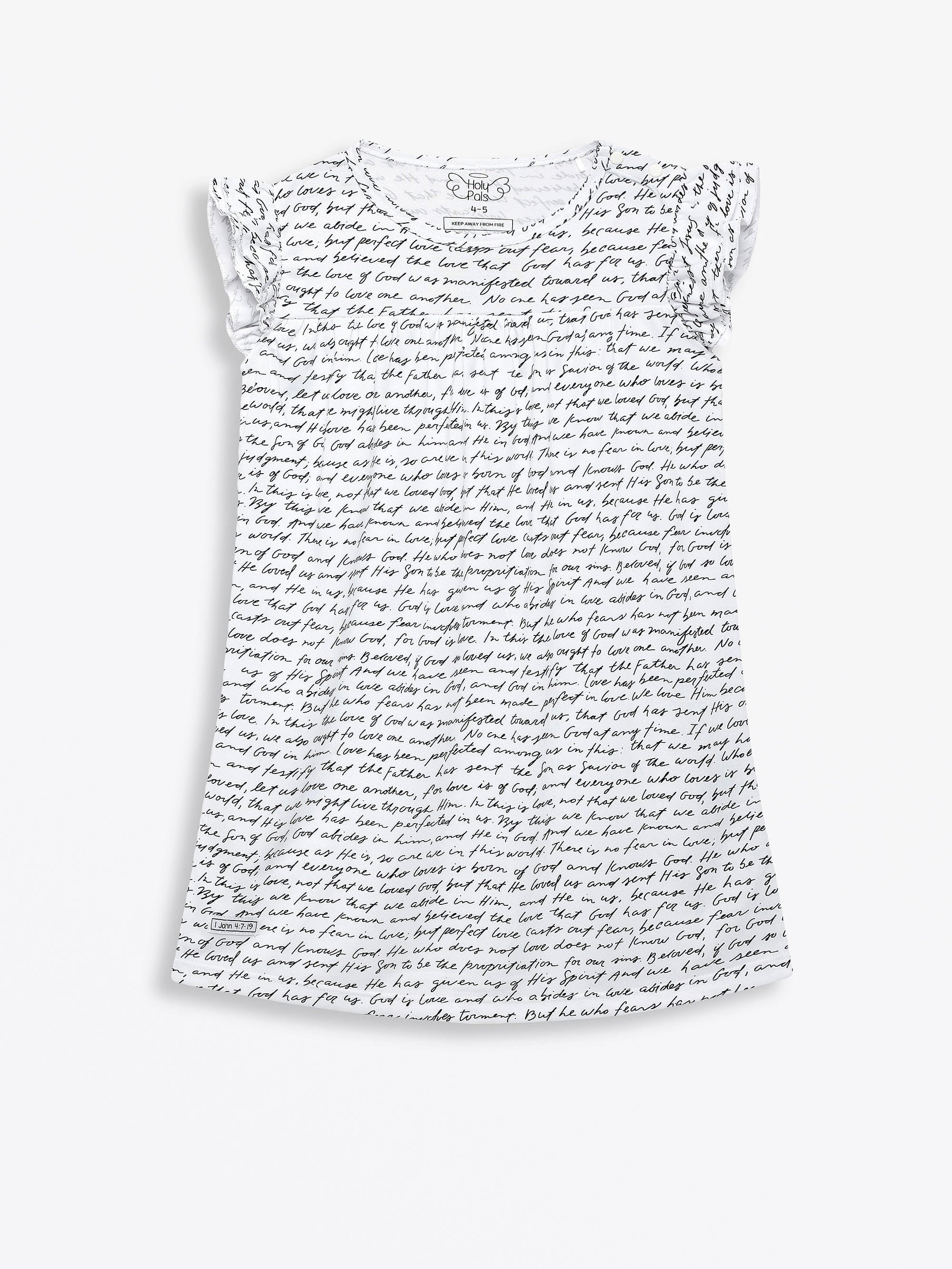 Love One Another Polyester PJ Girls Nightgown - Image 2