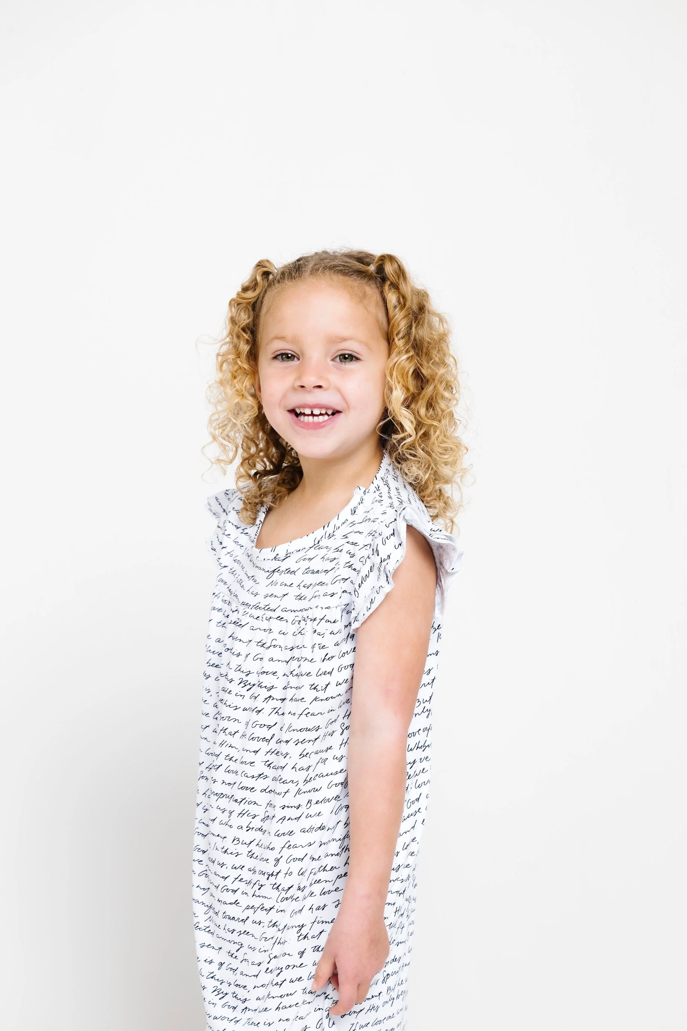 Love One Another Polyester PJ Girls Nightgown - Image 3