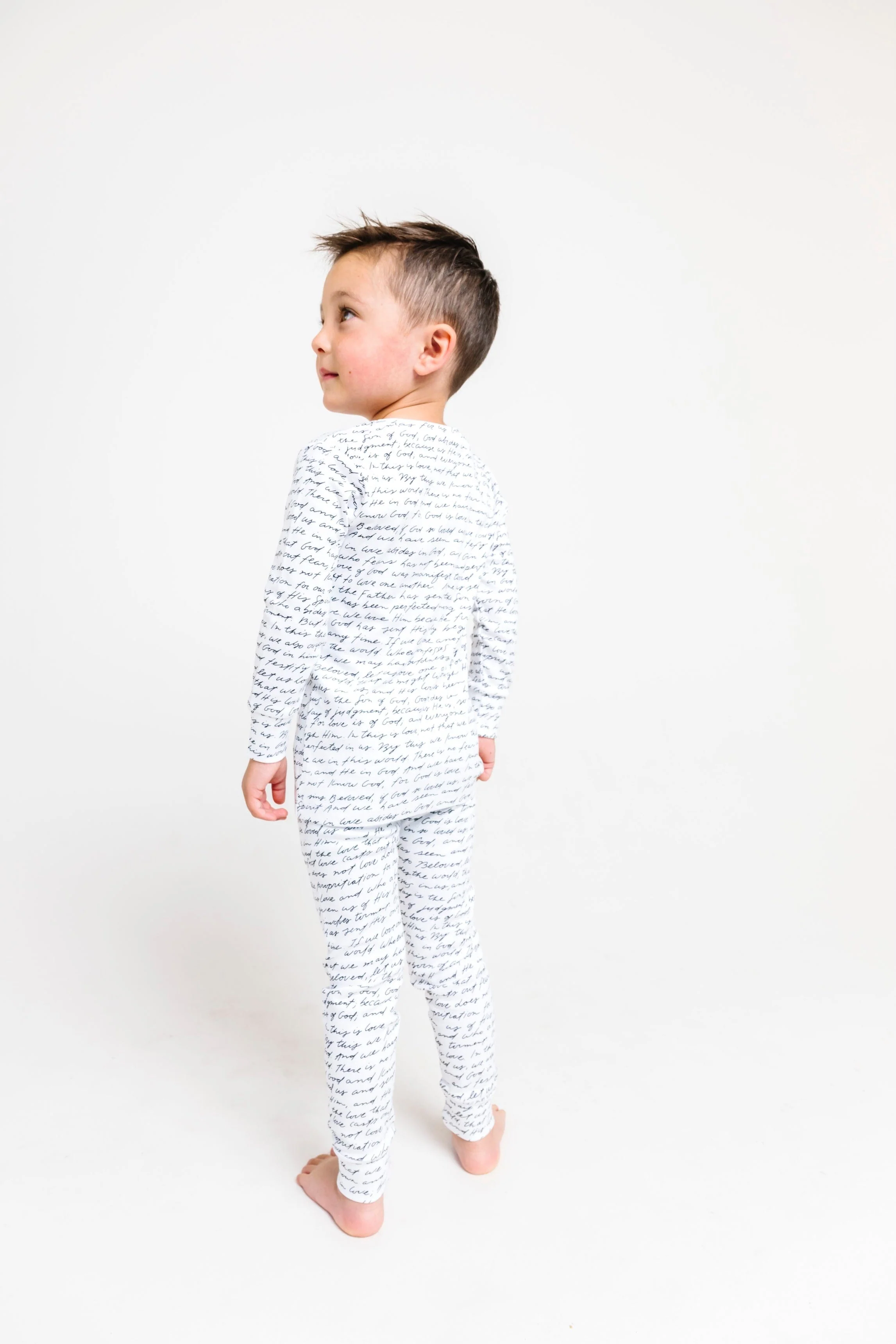 Love One Another Cotton PJ Long Sleeve Set - Image 3