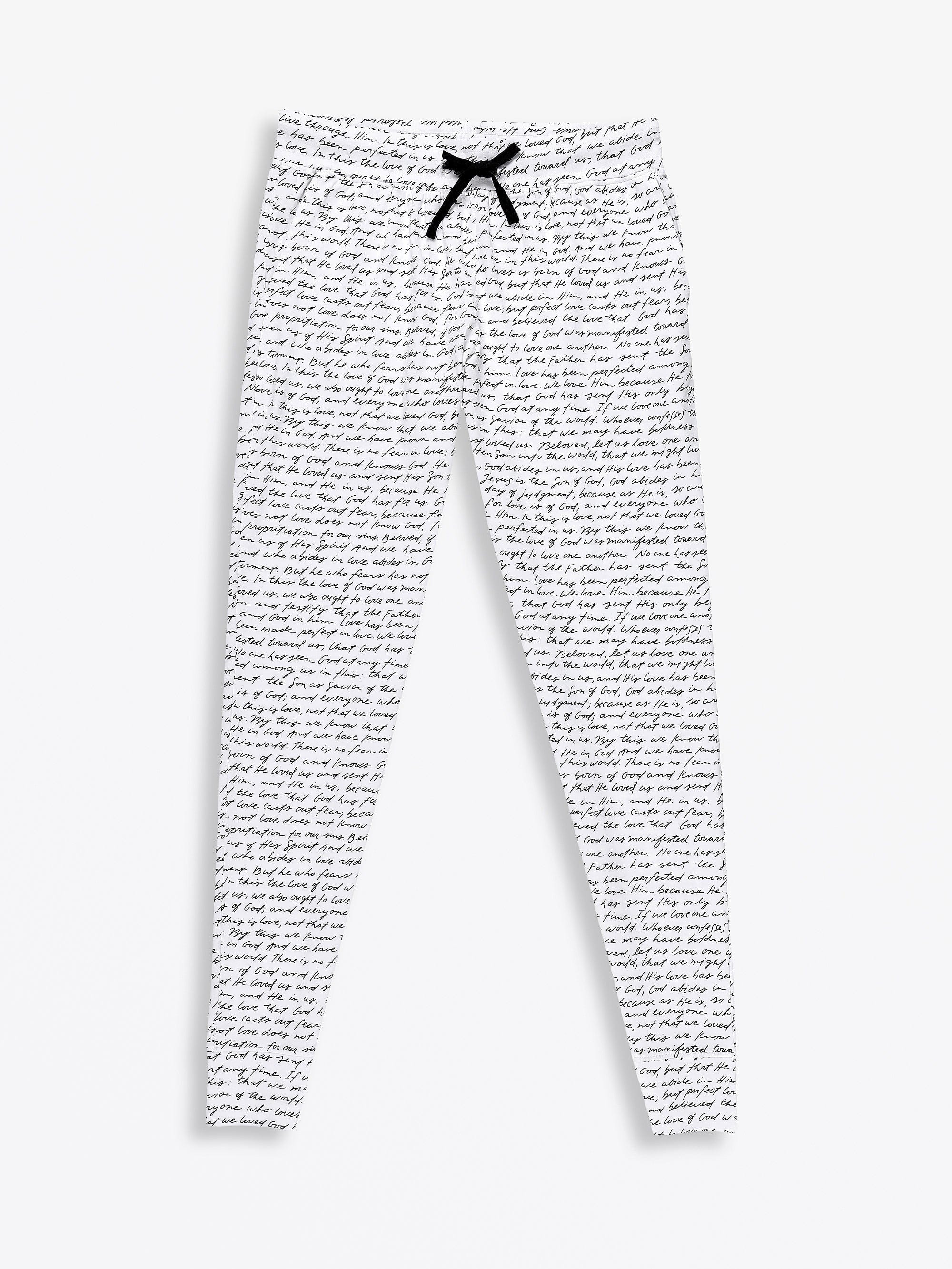 Love One Another Cotton Womens PJ Jogger Set - Image 6