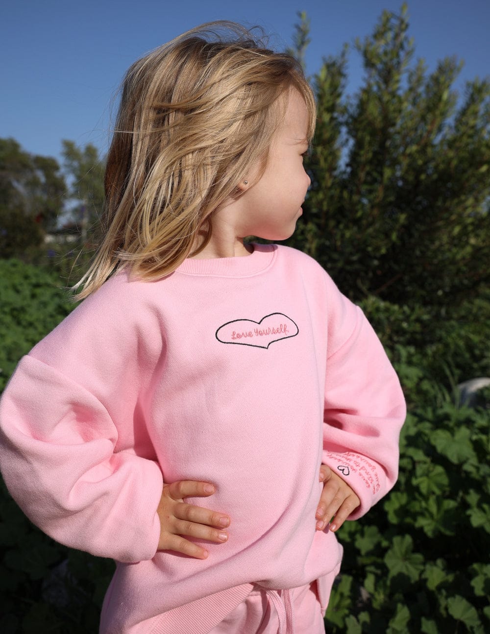 Love Yourself Kids Crewneck - Image 7
