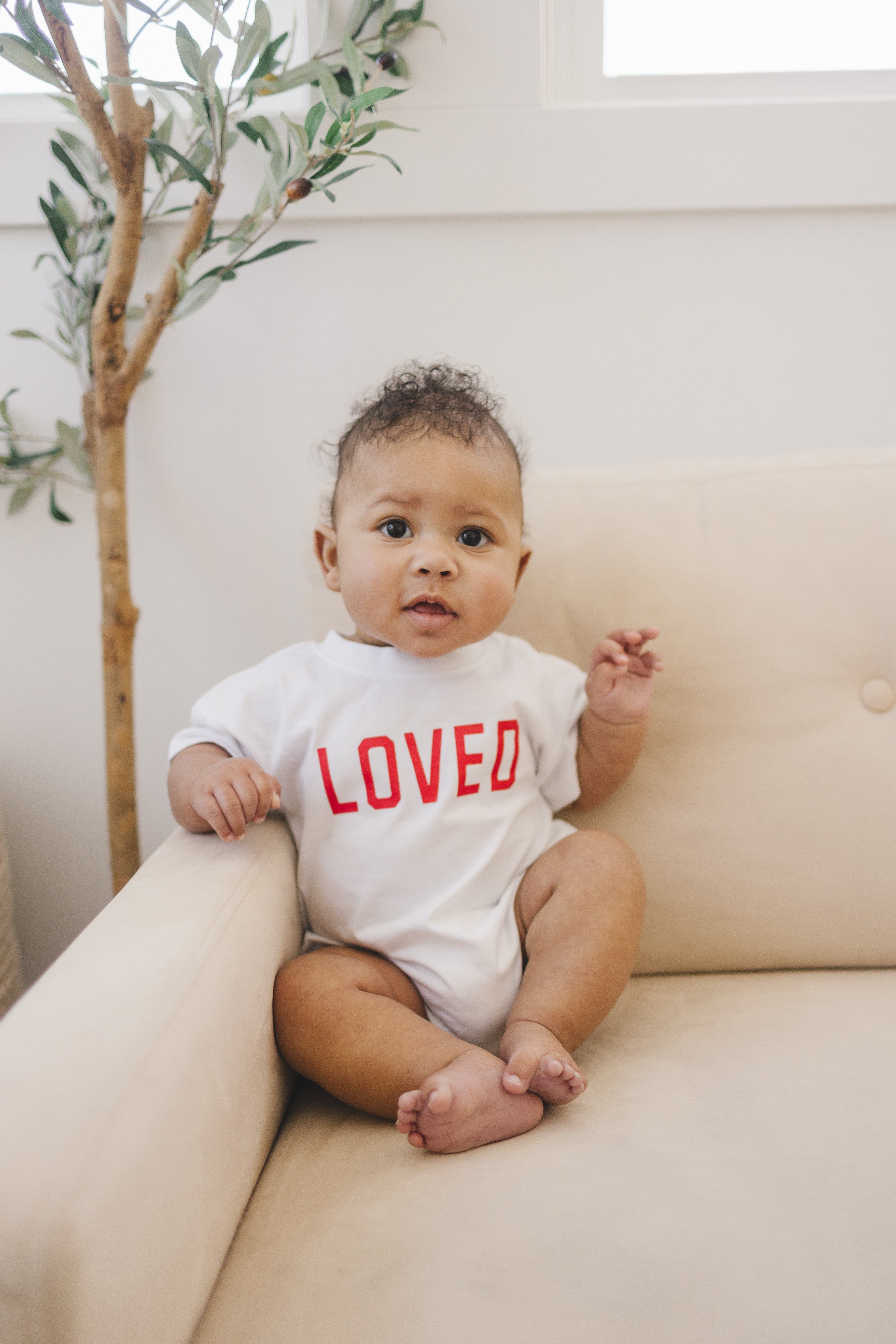 Loved Organic Cotton T-Shirt Romper - Image 2