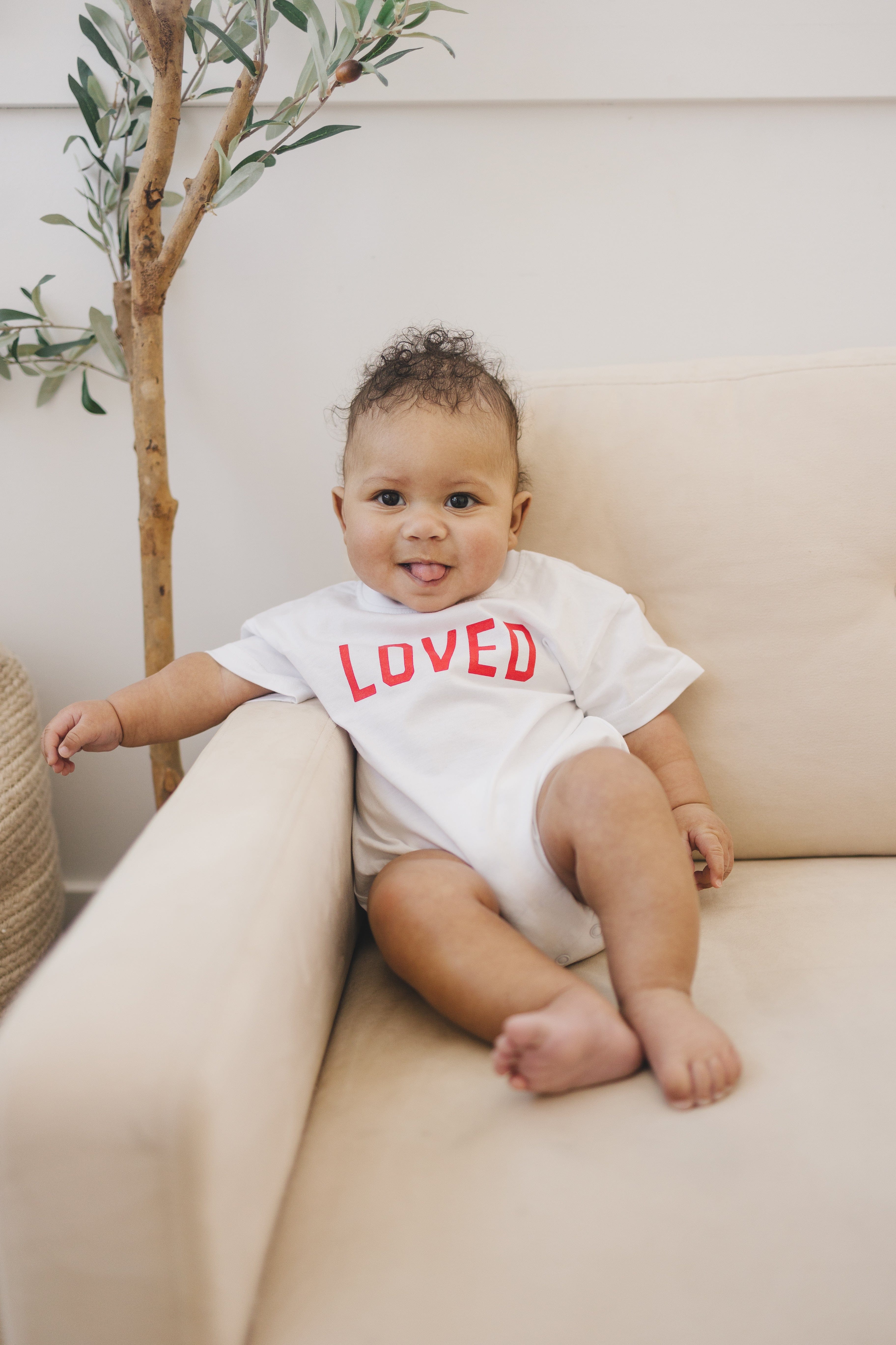 Loved Organic Cotton T-Shirt Romper - Image 3
