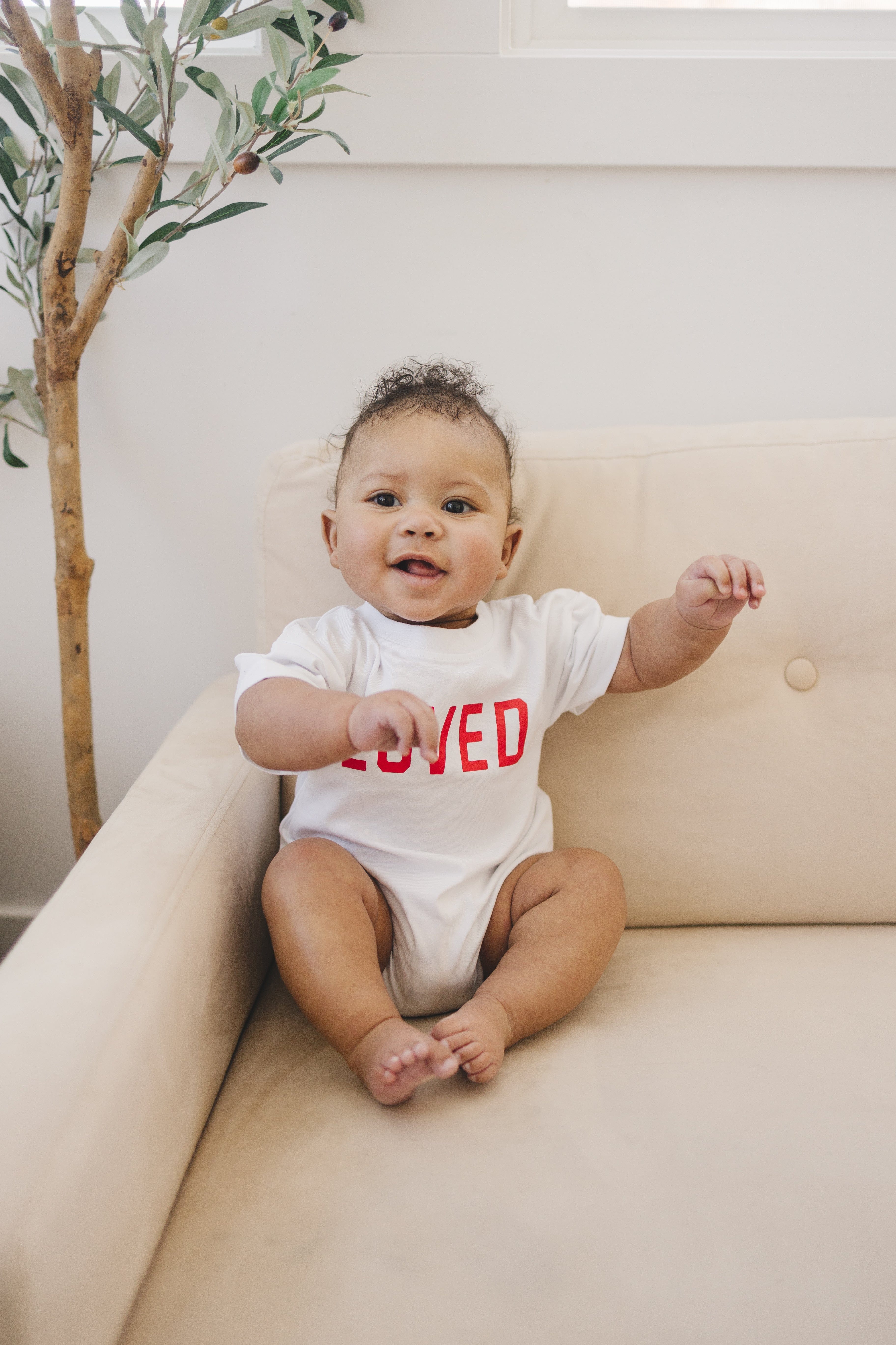 Loved Organic Cotton T-Shirt Romper - Image 5