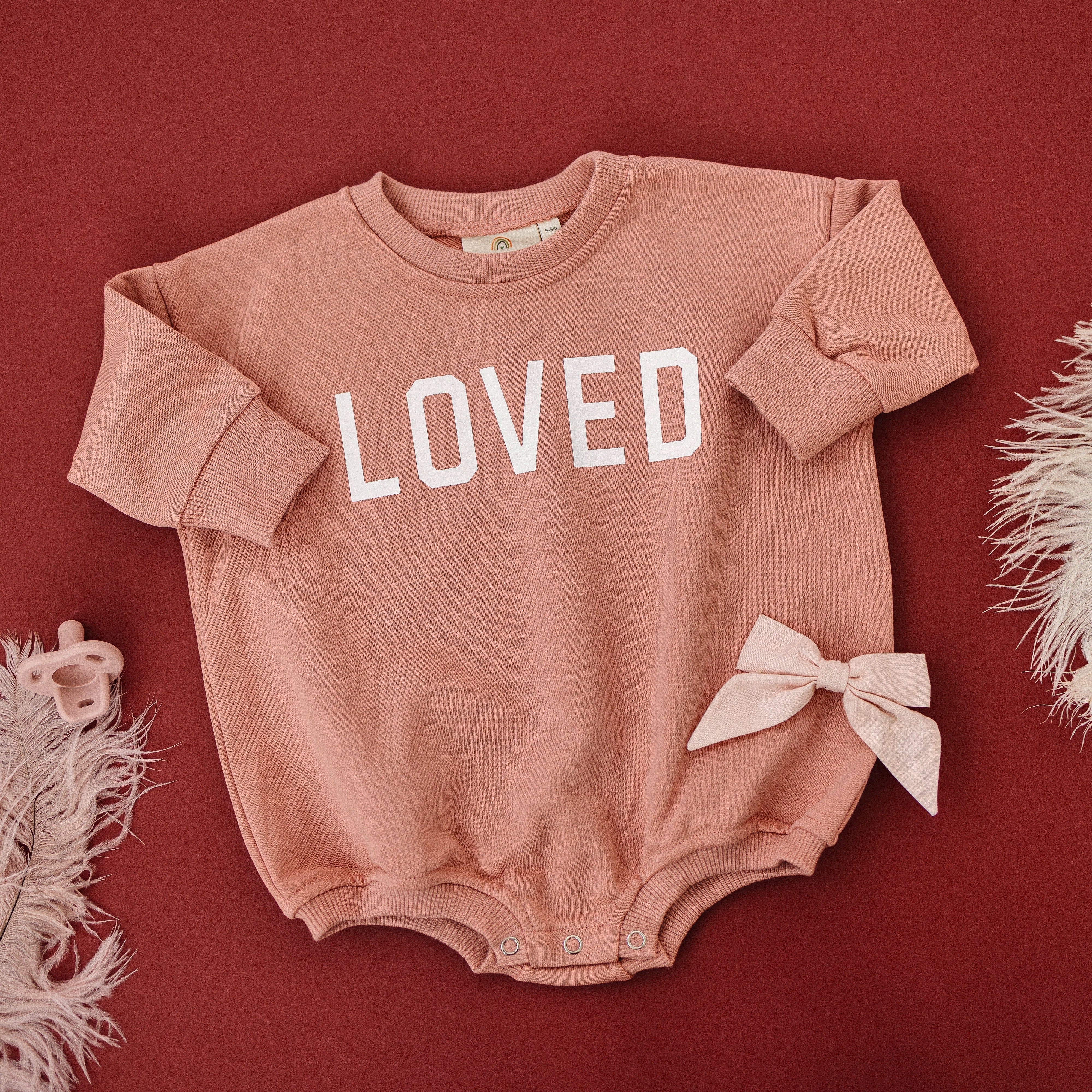 Loved Sweatshirt Romper - Image 2