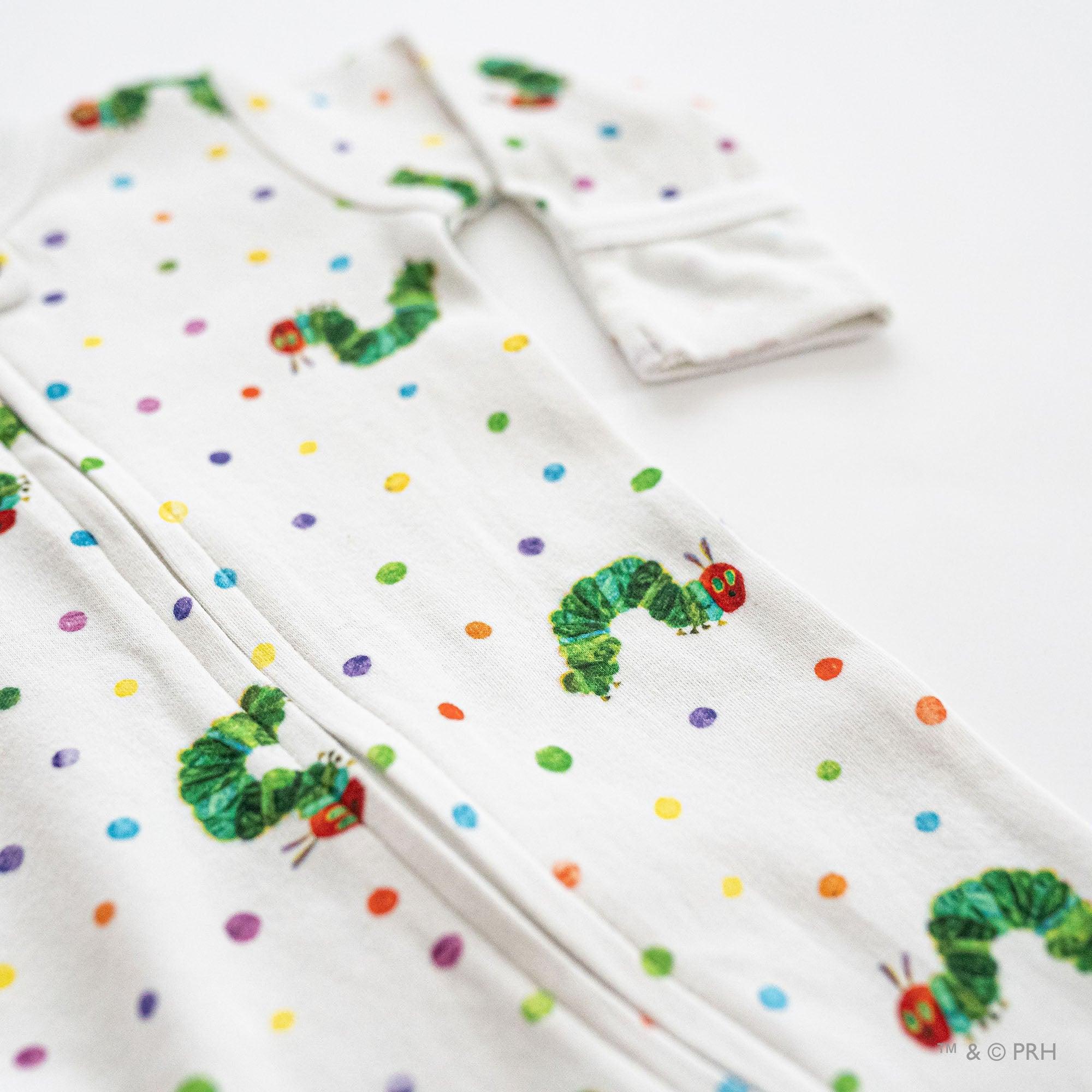 Footie with 2-Way Zipper - Caterpillar - Image 3