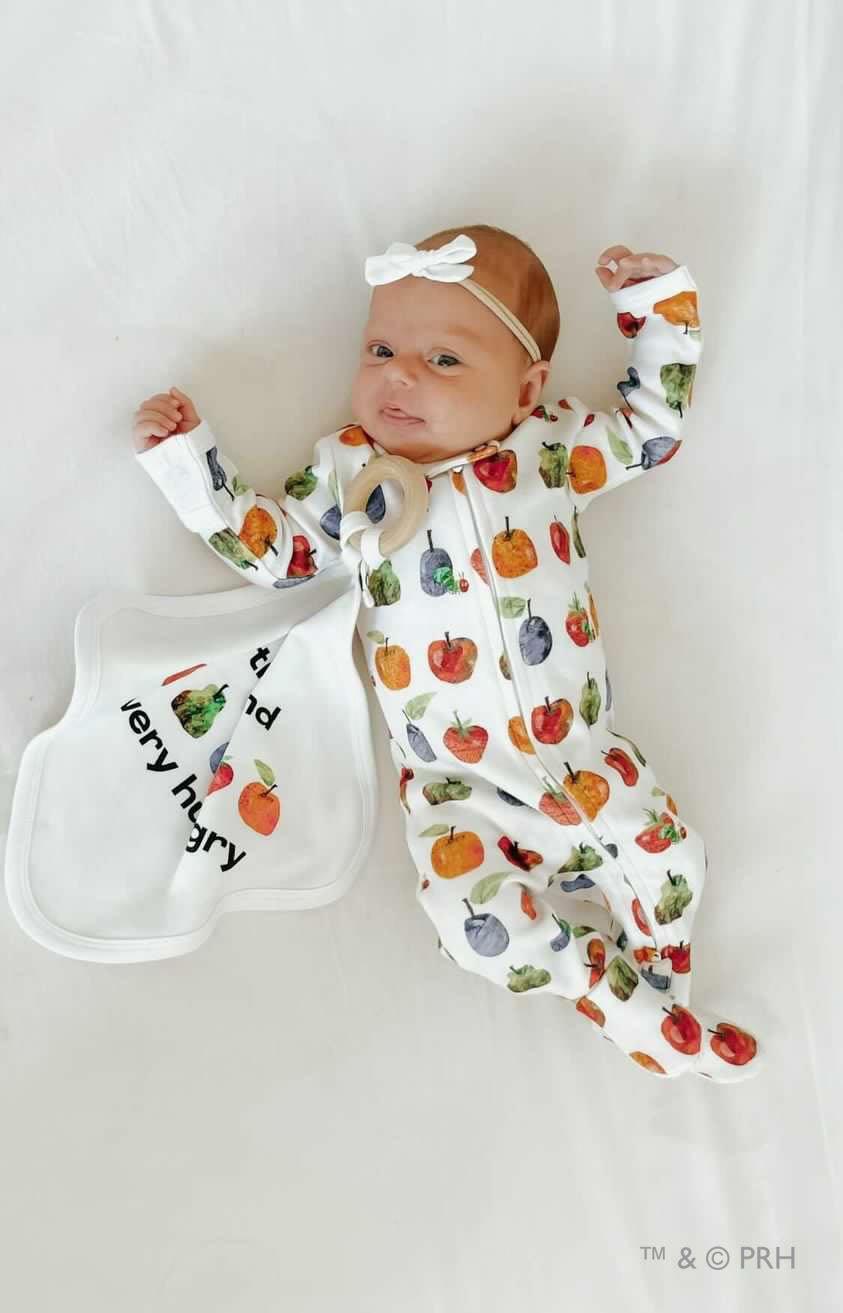 Footie with 2-Way Zipper - Fruit - Image 2