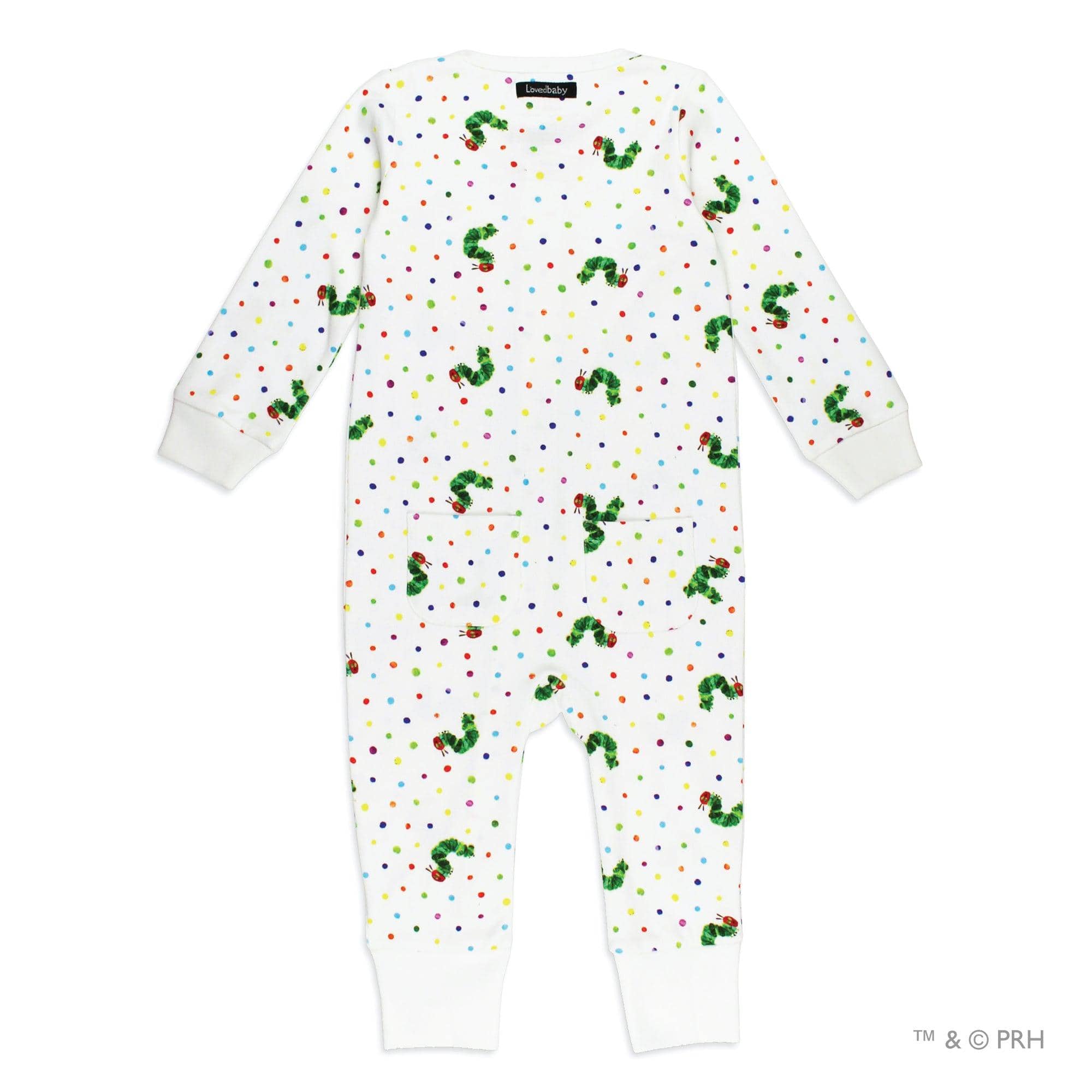 Footless Romper with 2-Way Zipper - Caterpillar - Image 4