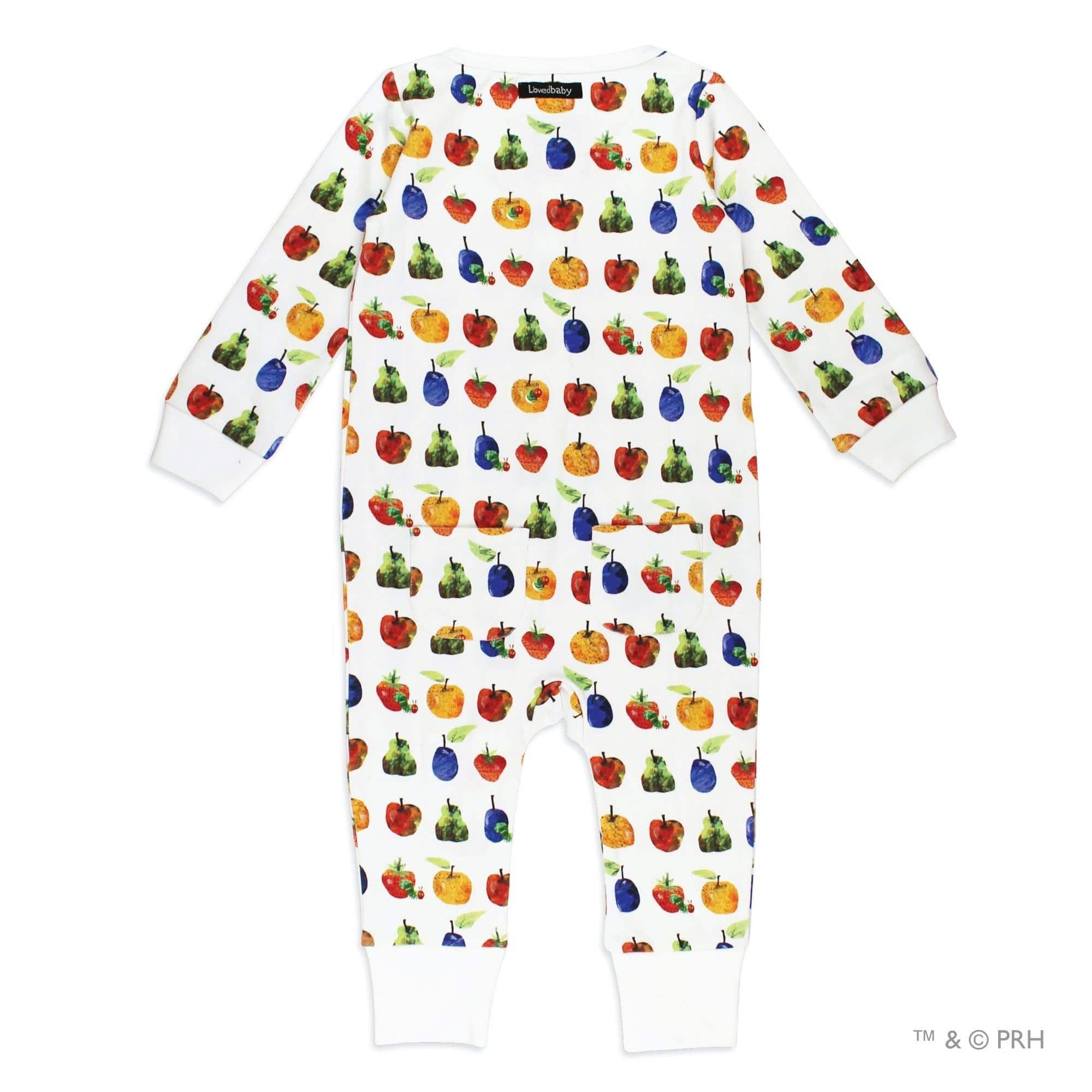 Footless Romper with 2-Way Zipper - Fruit - Image 3