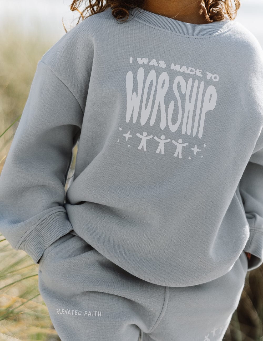 Made To Worship Kids Crewneck - Image 2
