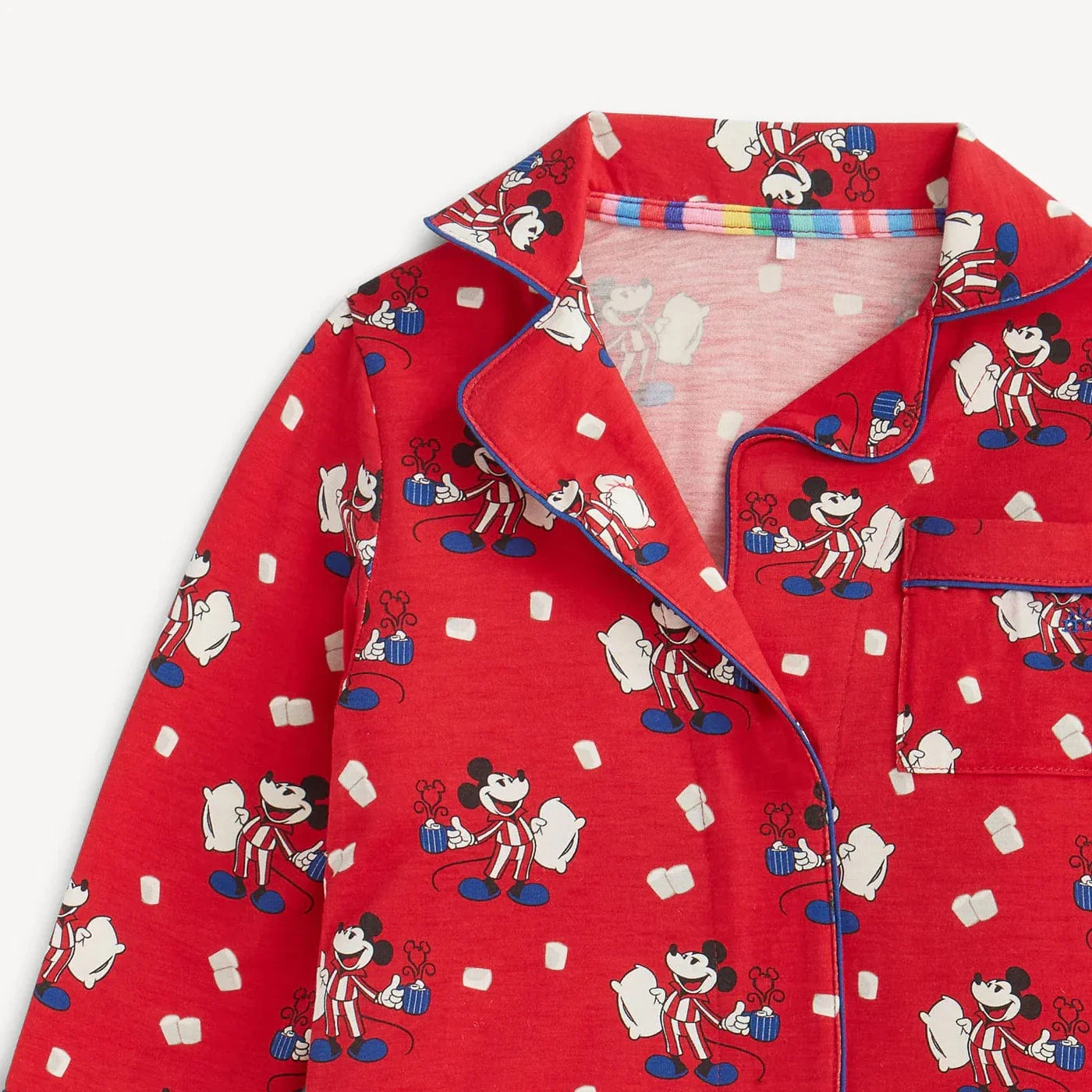 Magnetic Classic Long Sleeve Pajama Set - Disney Red Cocoa Club - Image 2