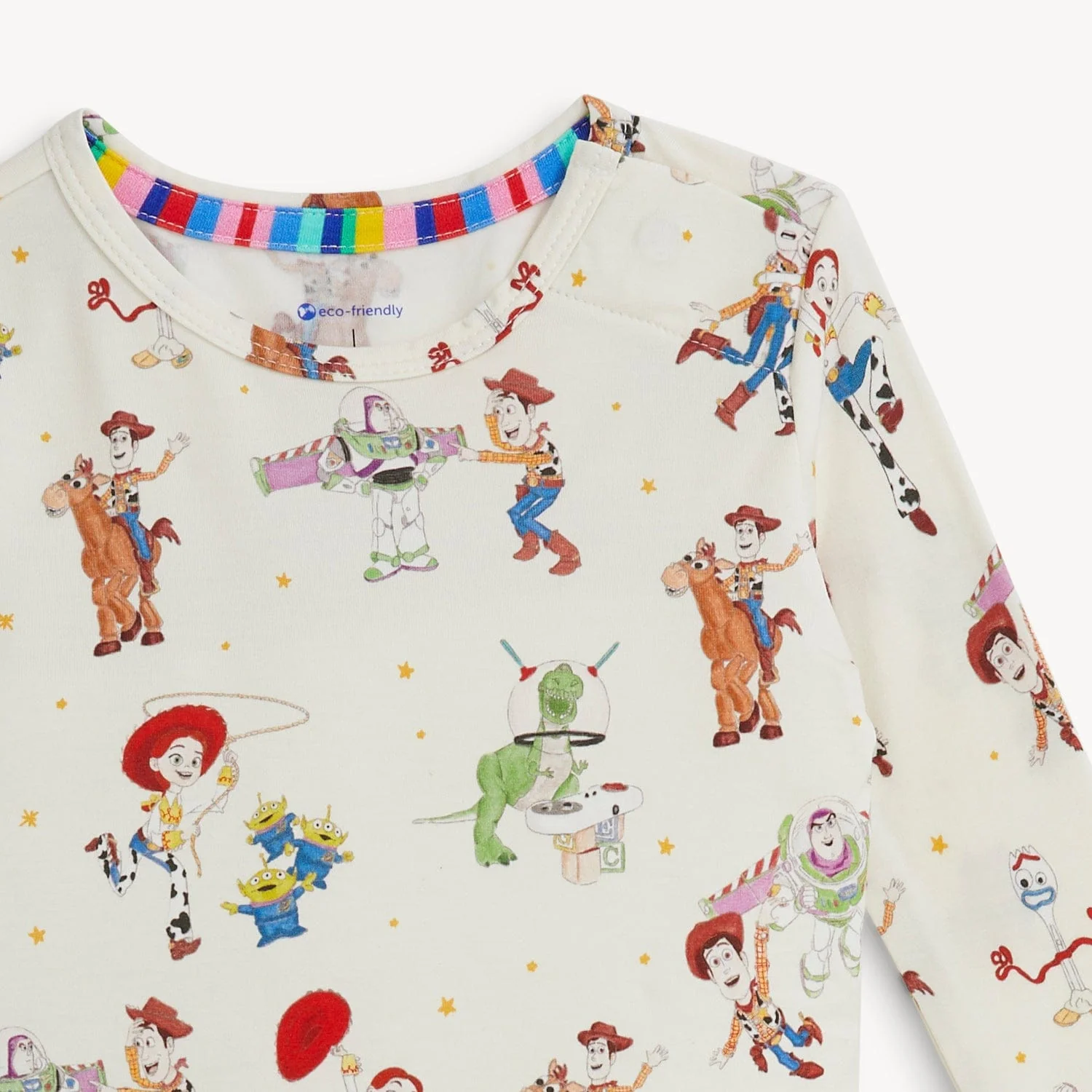 Magnetic Long Sleeve Pajama Set - Toy Story Woody & Friends - Image 4