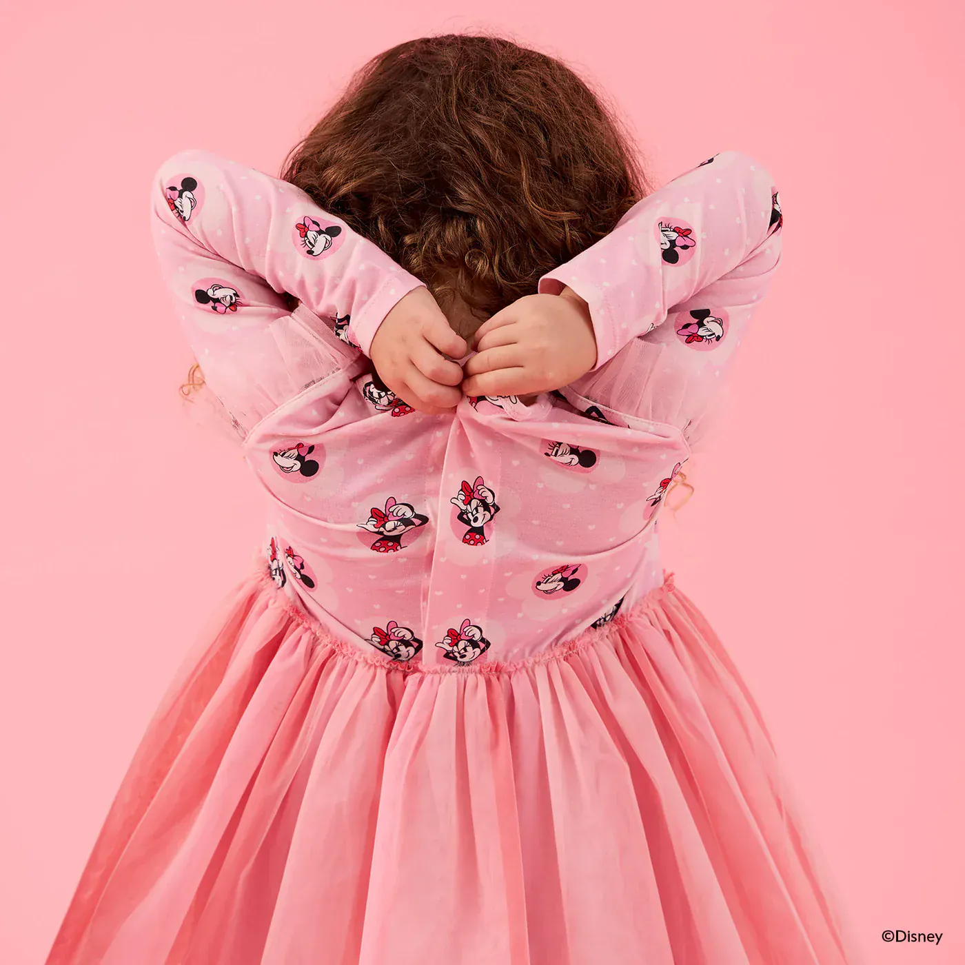 Magnetic Ruffle Tutu Dress - Minnie Galentines Day - Image 2