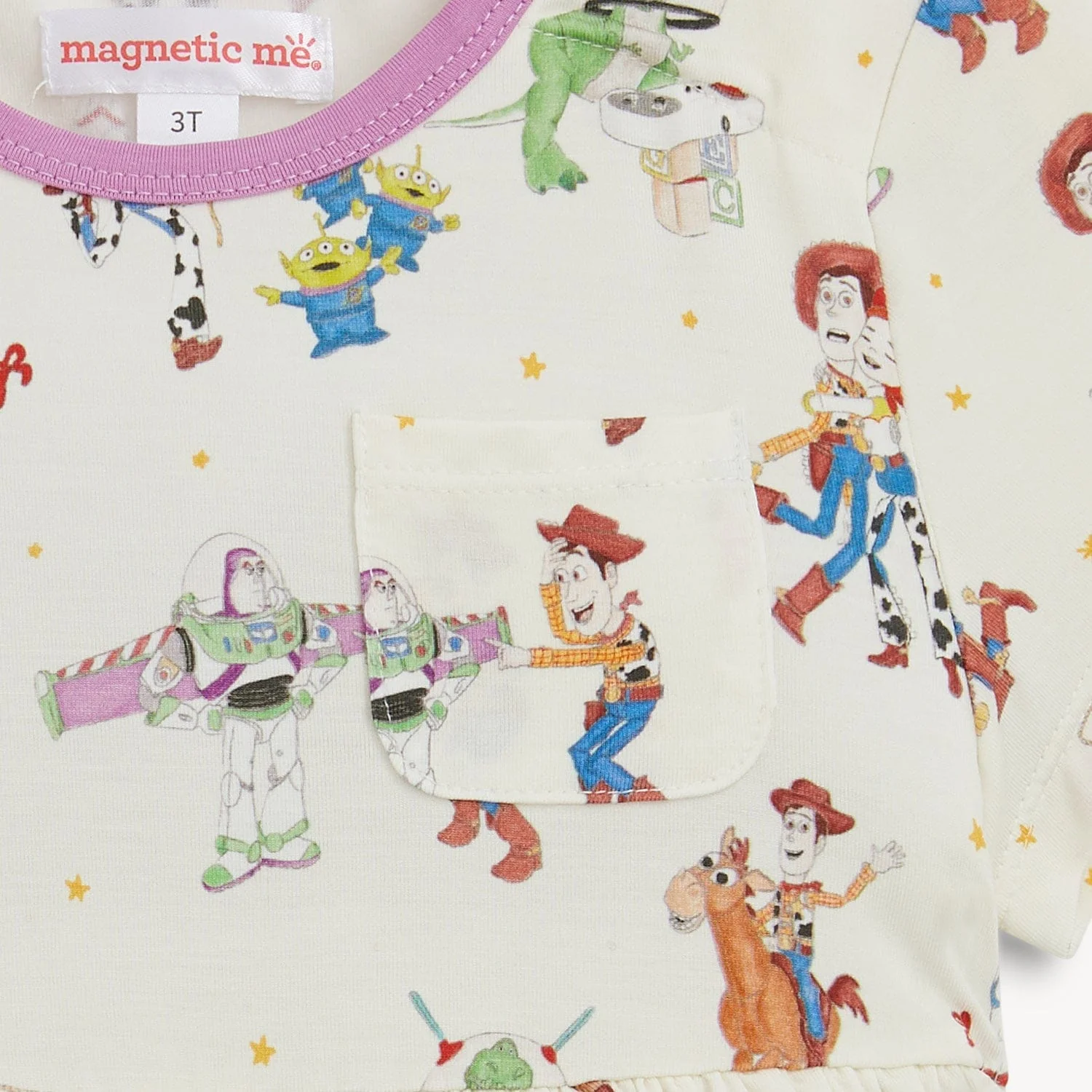 Magnetic Short Sleeve Dress - Toy Story Woody & Friends - Image 4