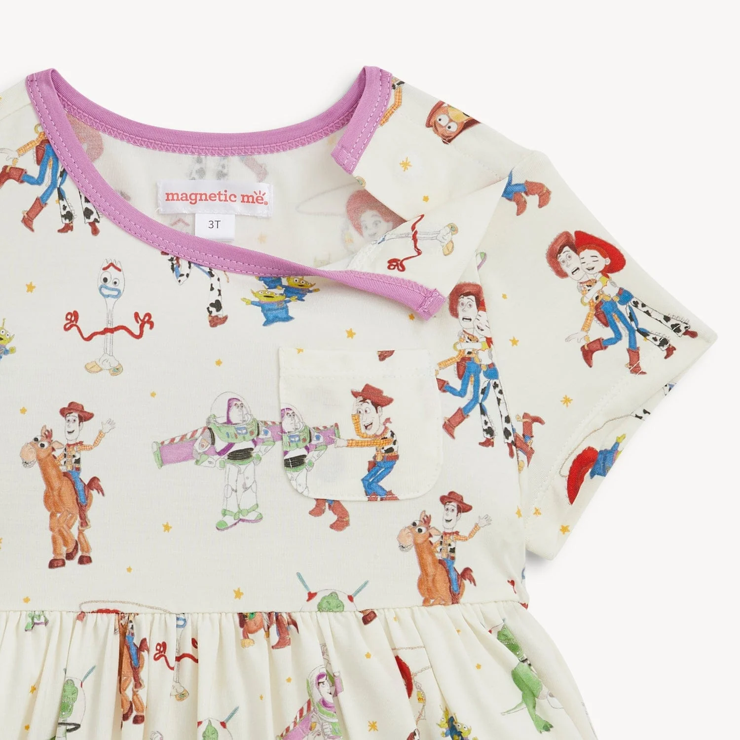 Magnetic Short Sleeve Dress - Toy Story Woody & Friends - Image 6