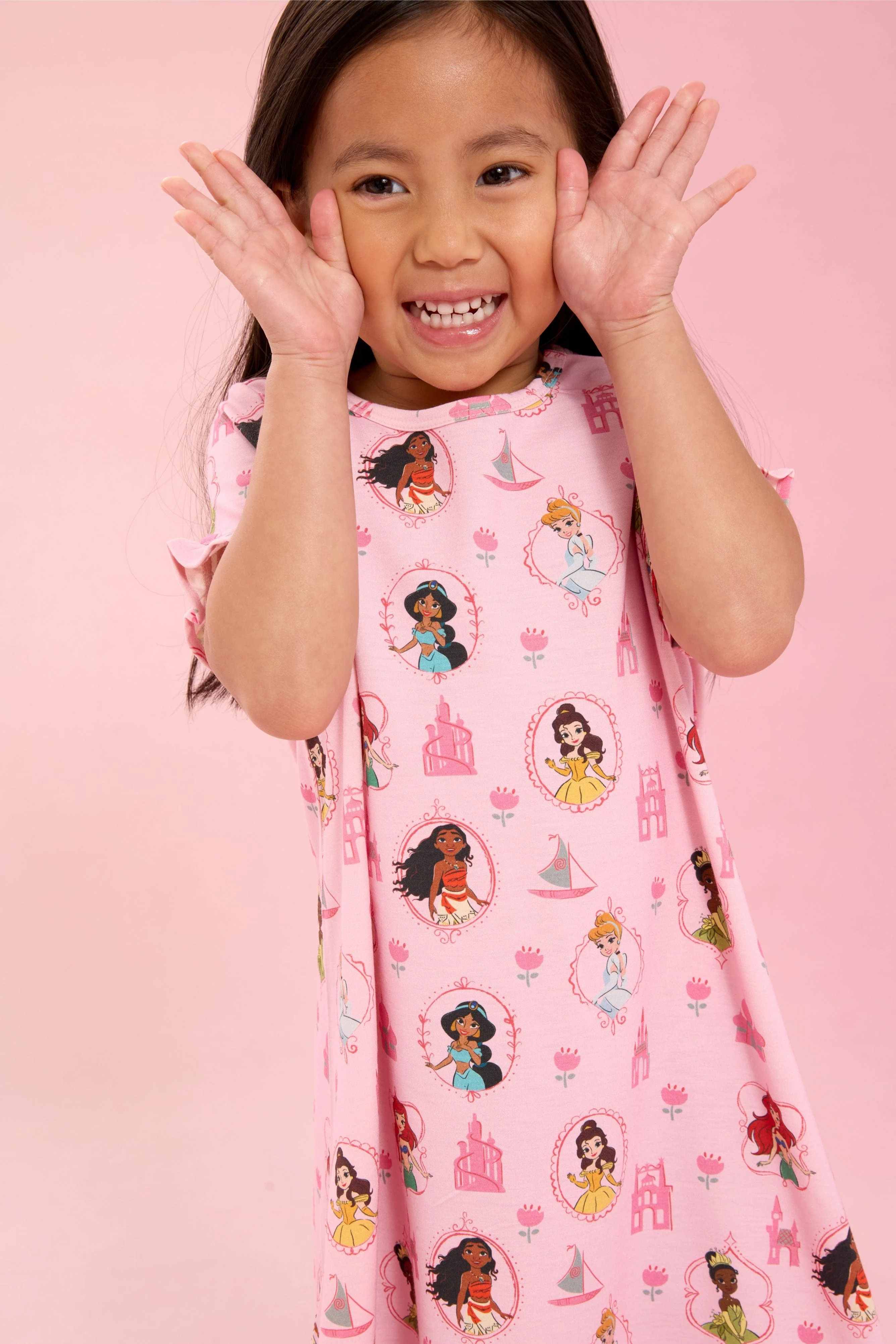 Magnetic Short Sleeve Nightgown - Princess Royal Radiance - Image 2