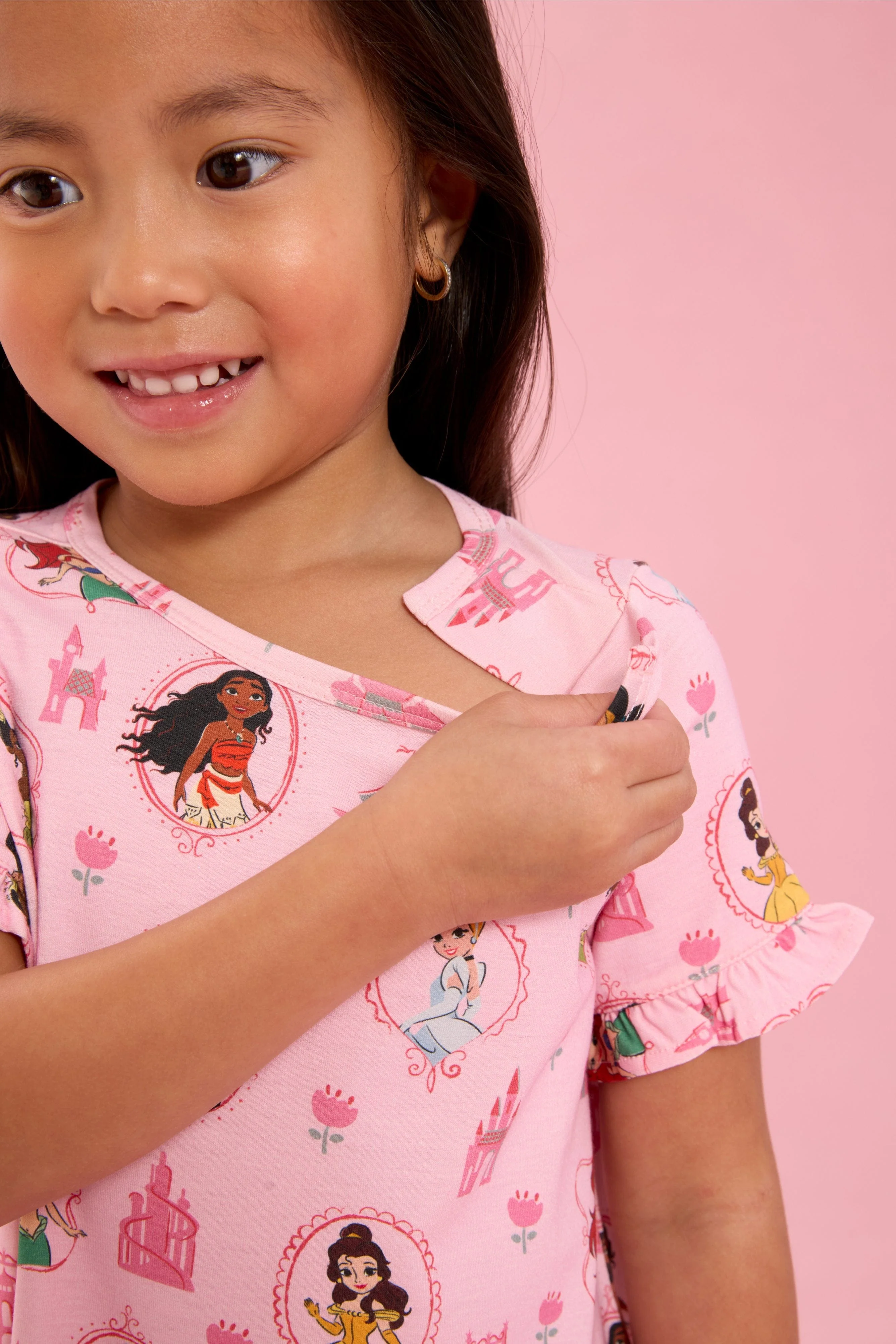 Magnetic Short Sleeve Nightgown - Princess Royal Radiance - Image 3