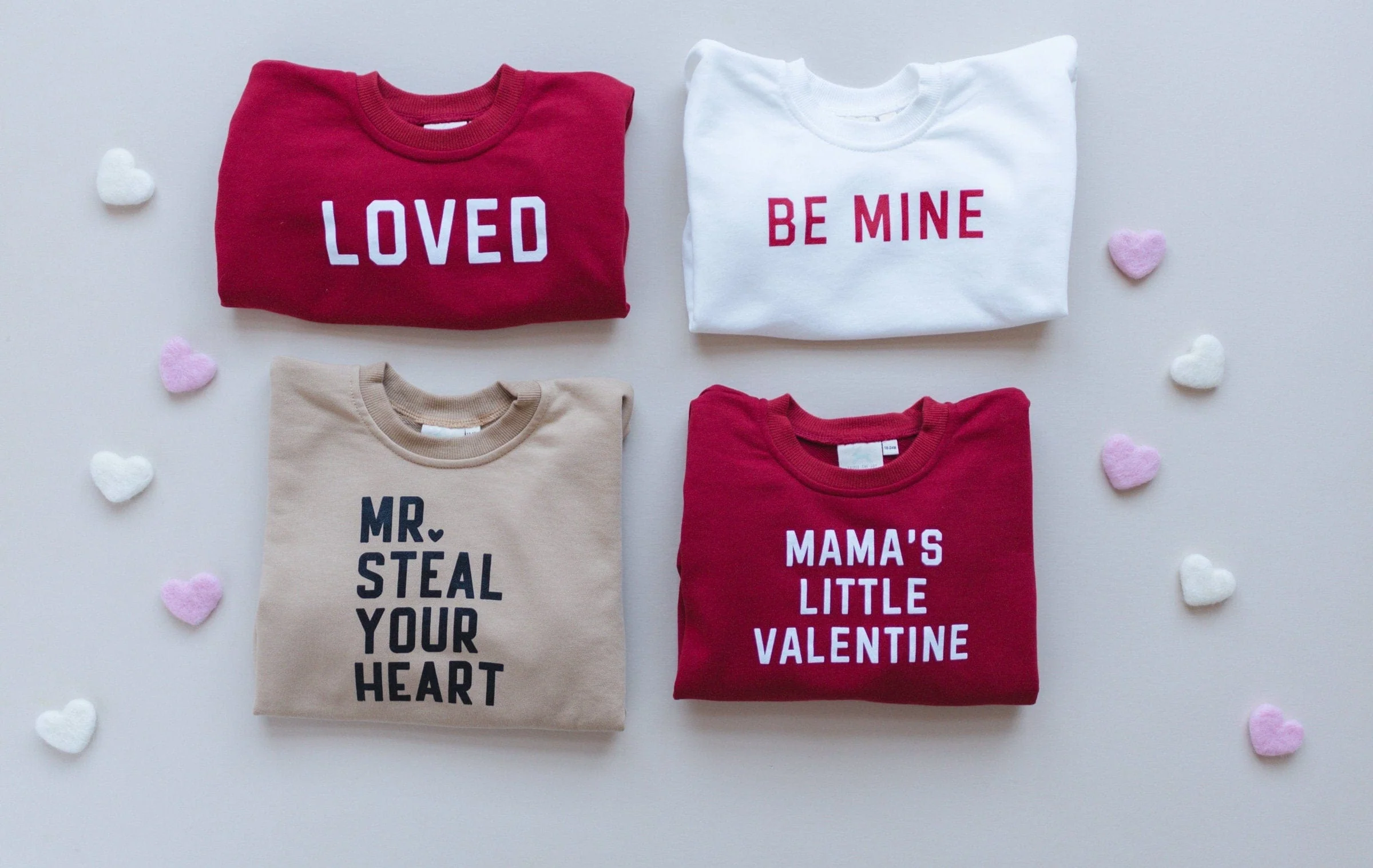 Mama's Little Valentine Sweatshirt Romper - Image 6