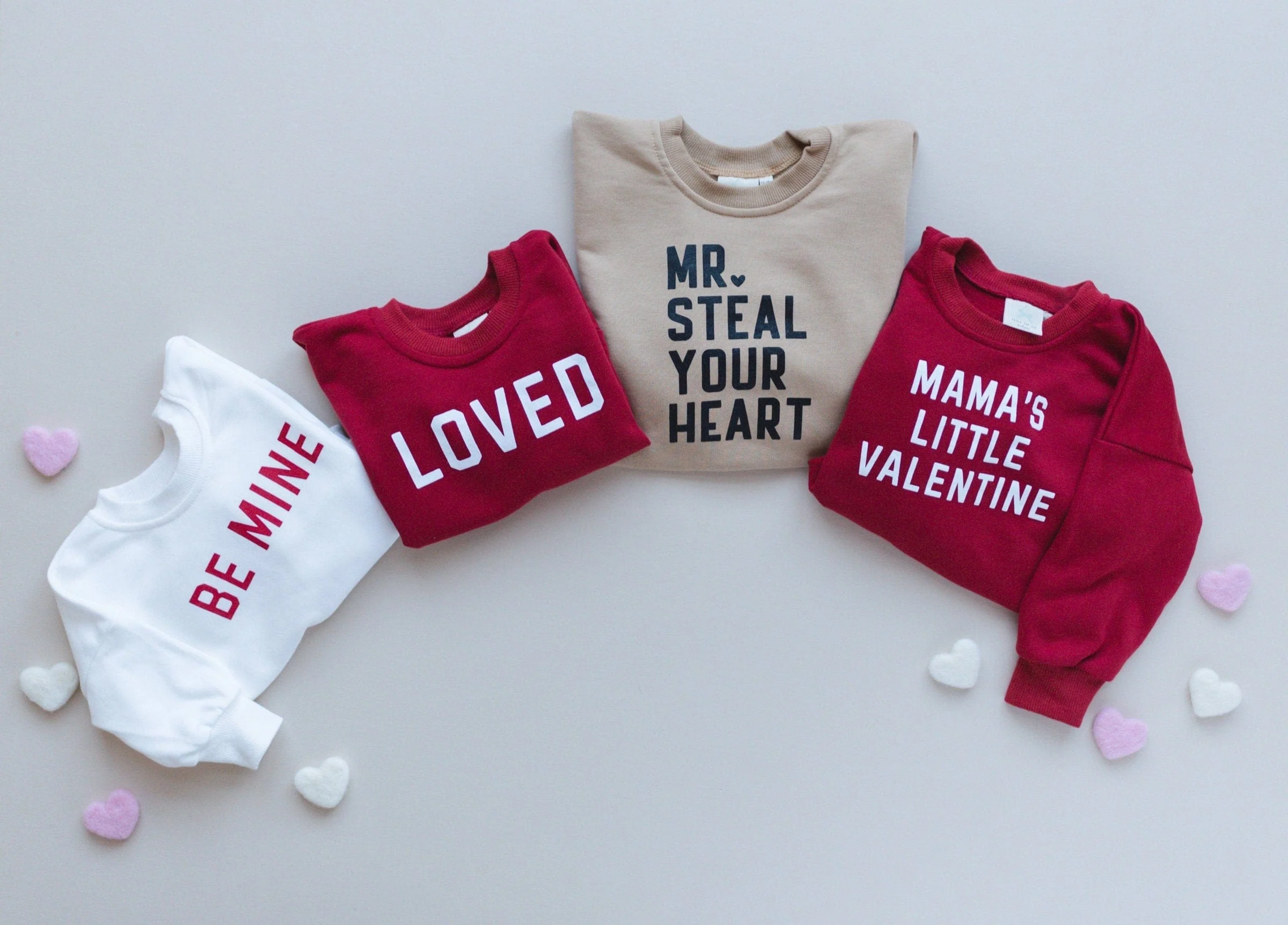 Mama's Little Valentine Sweatshirt Romper - Image 7