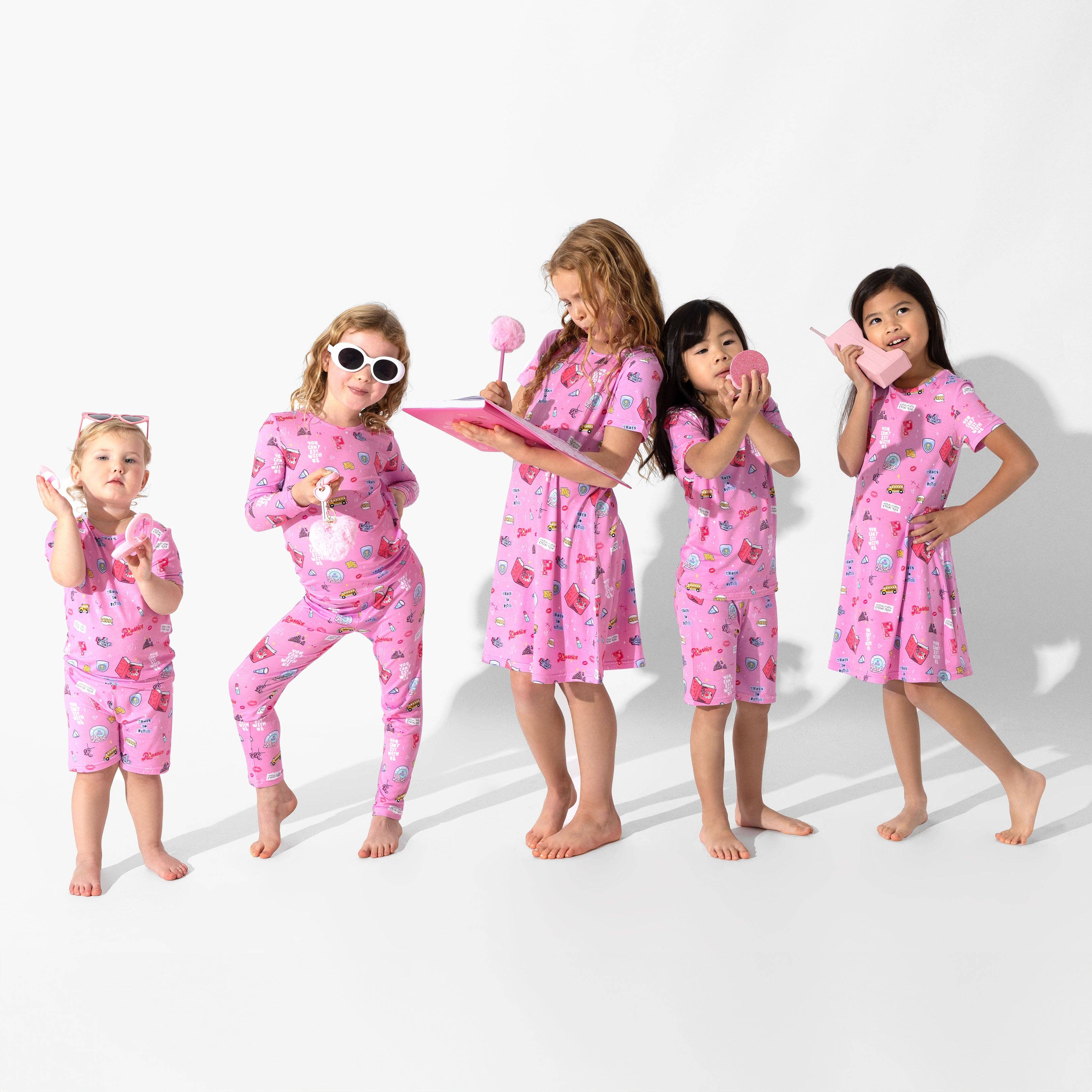 Bamboo Pajama Set with Shorts - Mean Girls: So Fetch - Image 11