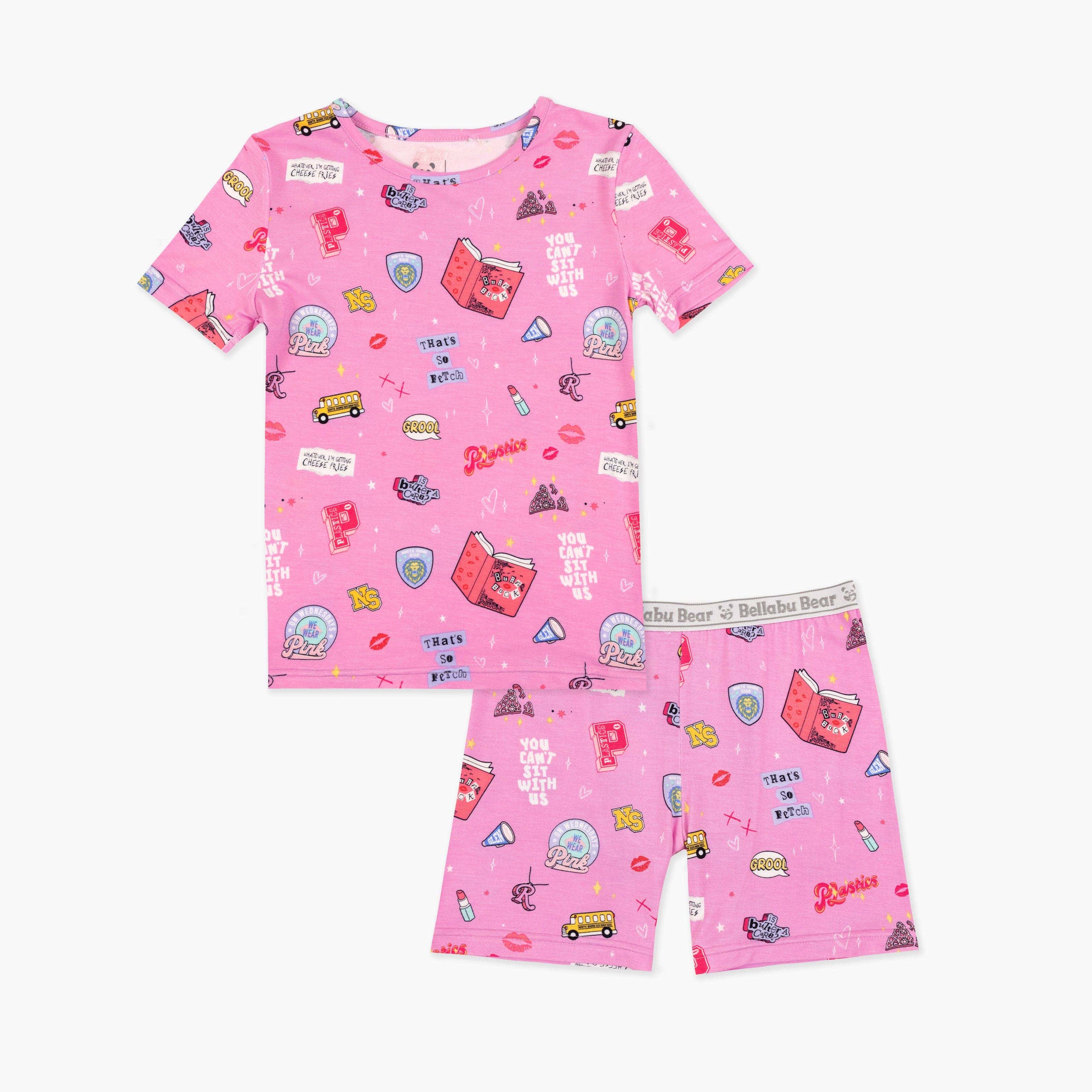 Bamboo Pajama Set with Shorts - Mean Girls: So Fetch - Image 12