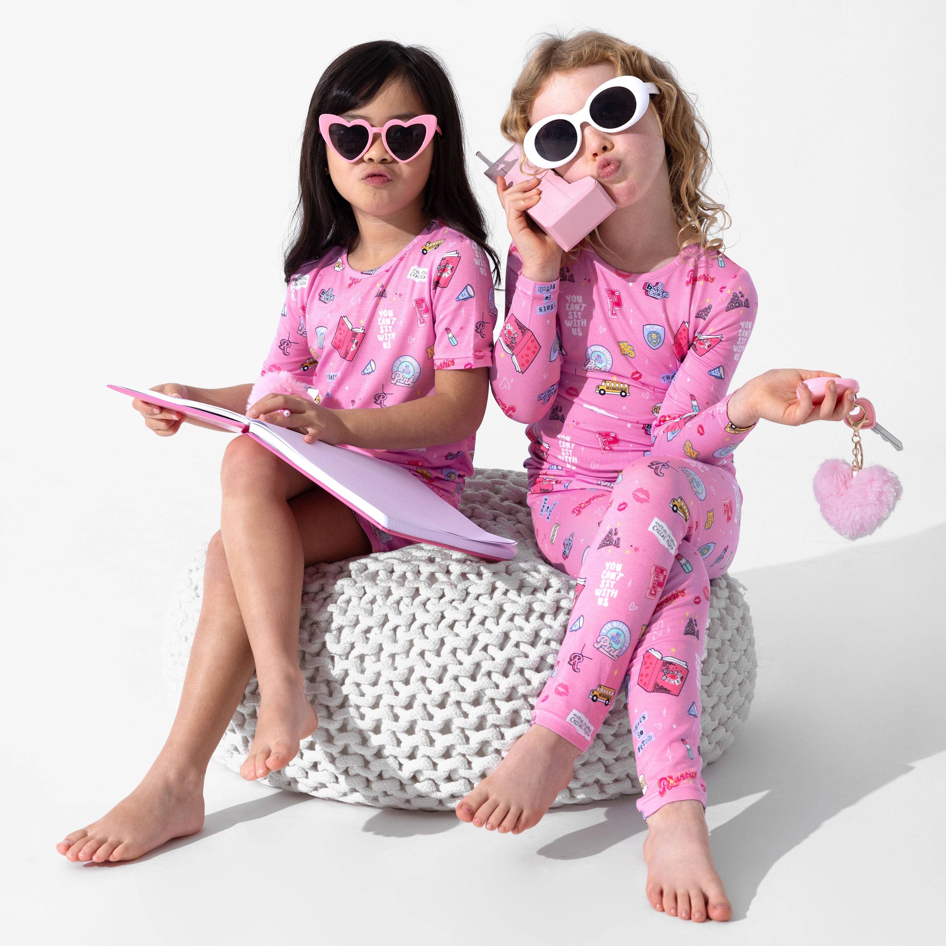 Bamboo Pajama Set with Shorts - Mean Girls: So Fetch - Image 6