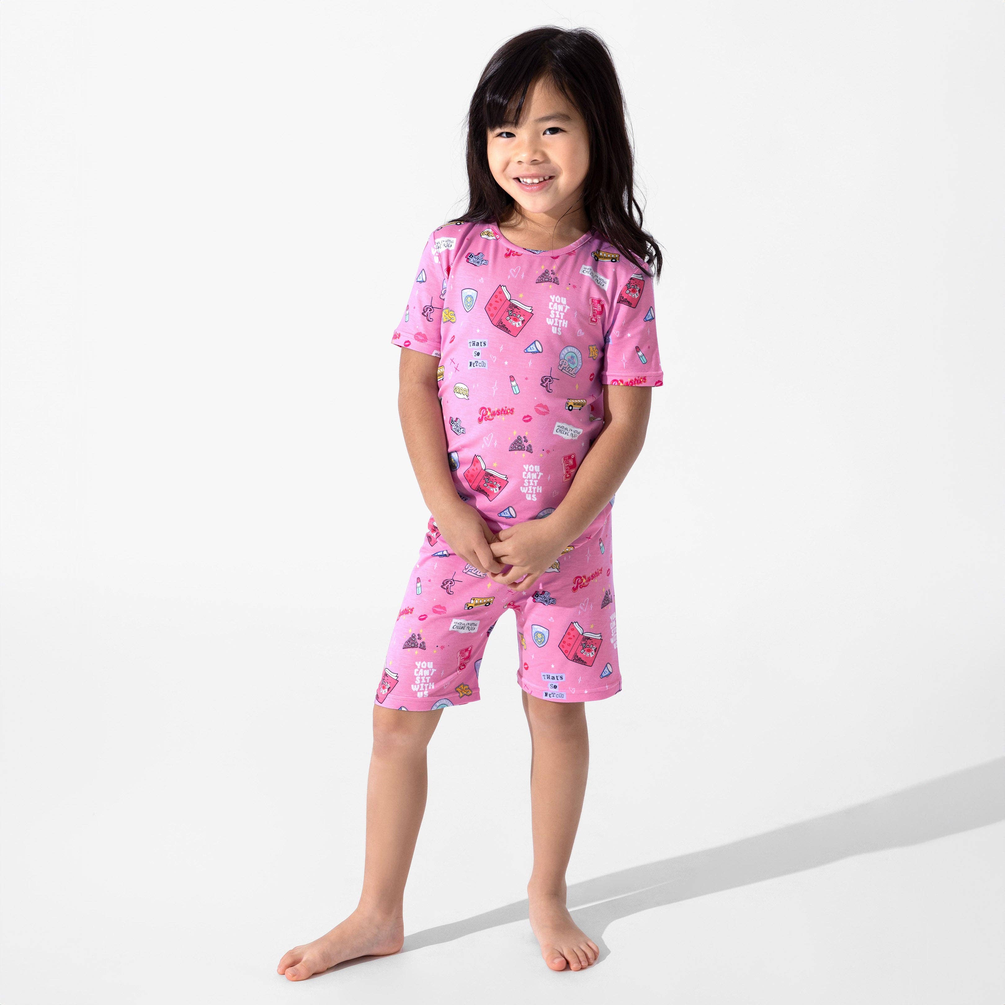 Bamboo Pajama Set with Shorts - Mean Girls: So Fetch - Image 9