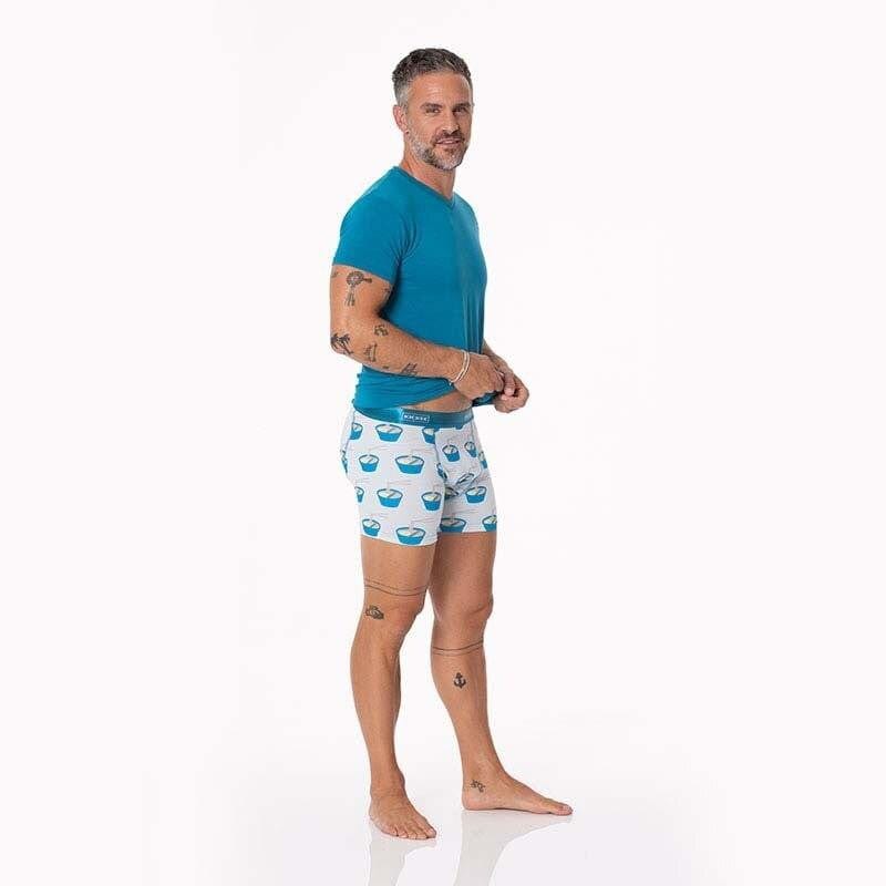 Men's Boxer Brief - Illusion Blue Ramen - Image 4